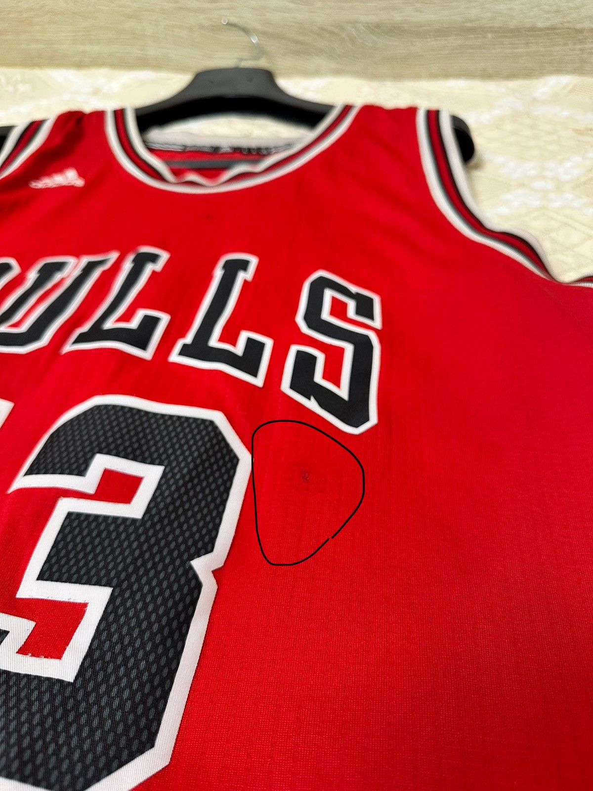 Adidas 🔥 Adidas Chicago Bulls 13 Joakim Noah Jersey NBA Shirt Tank Size US L / EU 52-54 / 3 - 11 Thumbnail