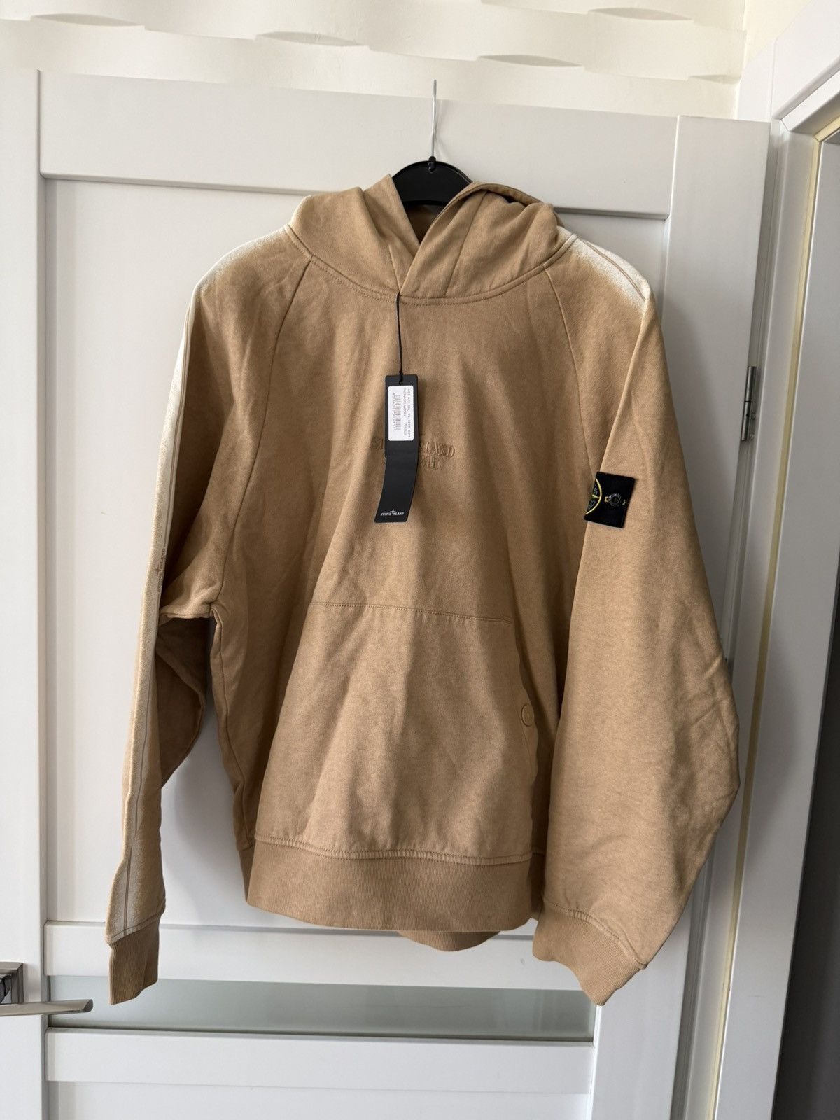 Stone Island × Supreme Stone Island Supreme Hoodie Beige Size US L / EU 52-54 / 3 - 1 Thumbnail