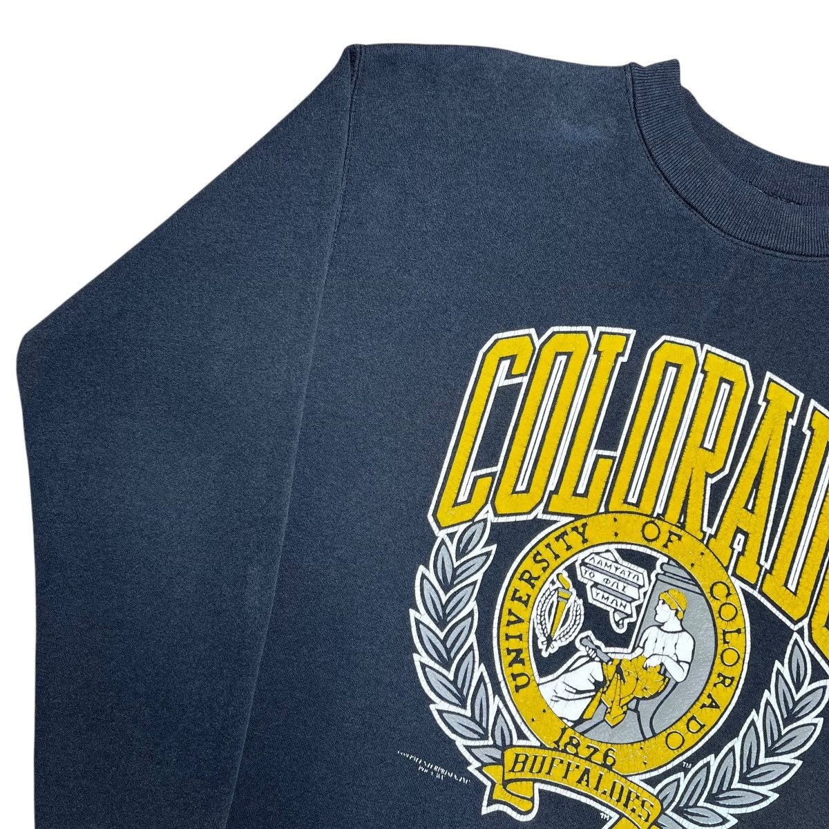NCAA 1989 NCAA Colorado Buffaloes Mascot Double Sided Sweatshirt Size US XL / EU 56 / 4 - 17 Thumbnail