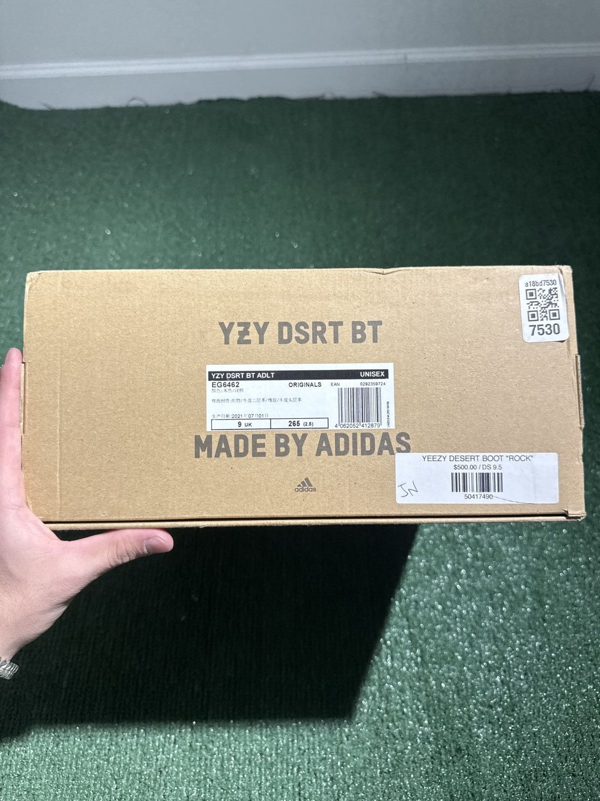 Yeezy Adidas Yeezy Desert Boot Rock Size US 9.5 / EU 42-43 - 11 Thumbnail