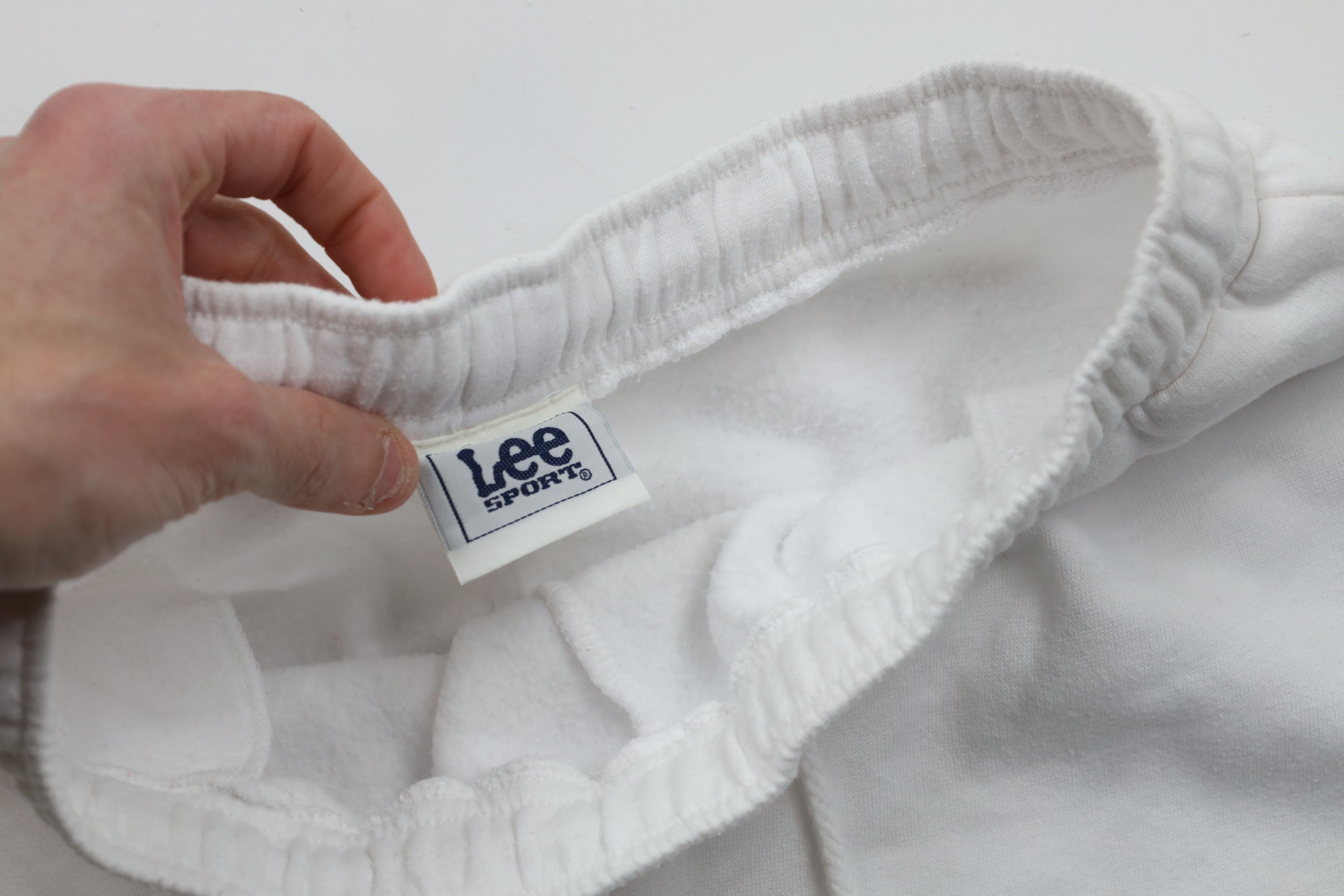 Vintage Vintage 90s Streetwear Blank Sweatpants Shorts White USA Size 26" / US 2 / IT 38 - 6 Thumbnail