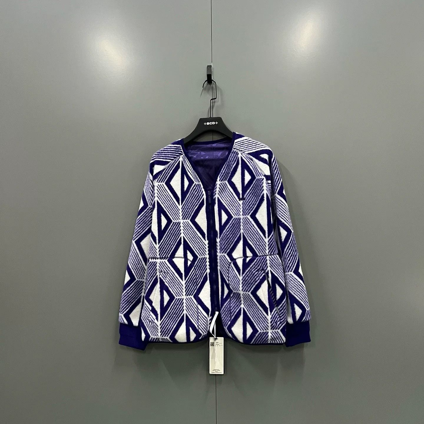Dior Purple CD Printed Reversible Jacket