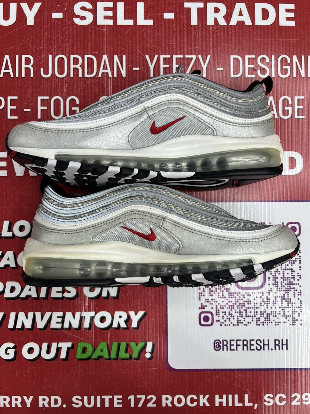 Nike Nike Air Max 97 Silver Bullet 2018 Size 8.5 Size US 8.5 / EU 41-42 - 2 Thumbnail