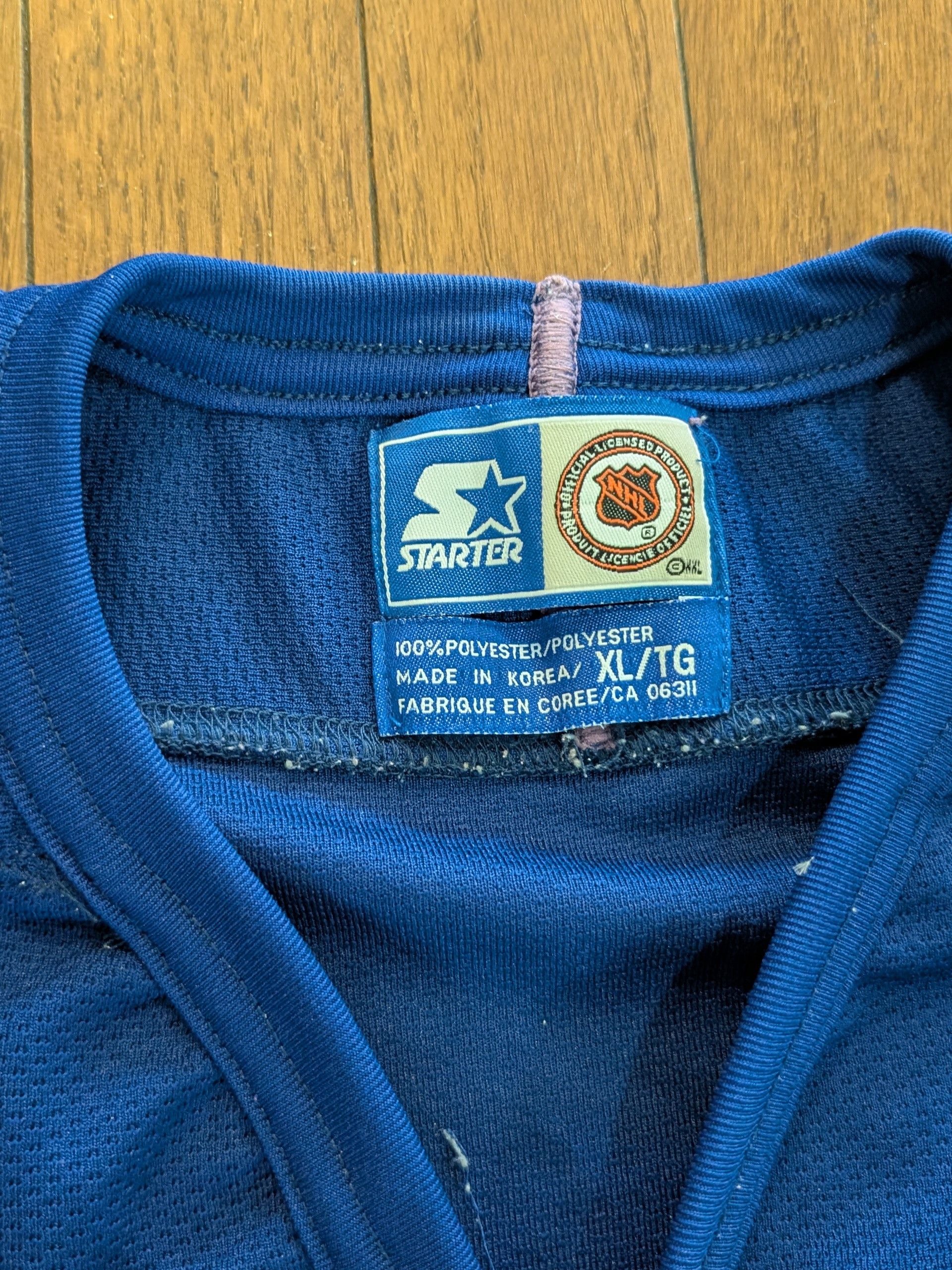 Starter 90's Toronto Maple Leafs Blue Starter Jersey - Size XL Size US XL / EU 56 / 4 - 2 Thumbnail