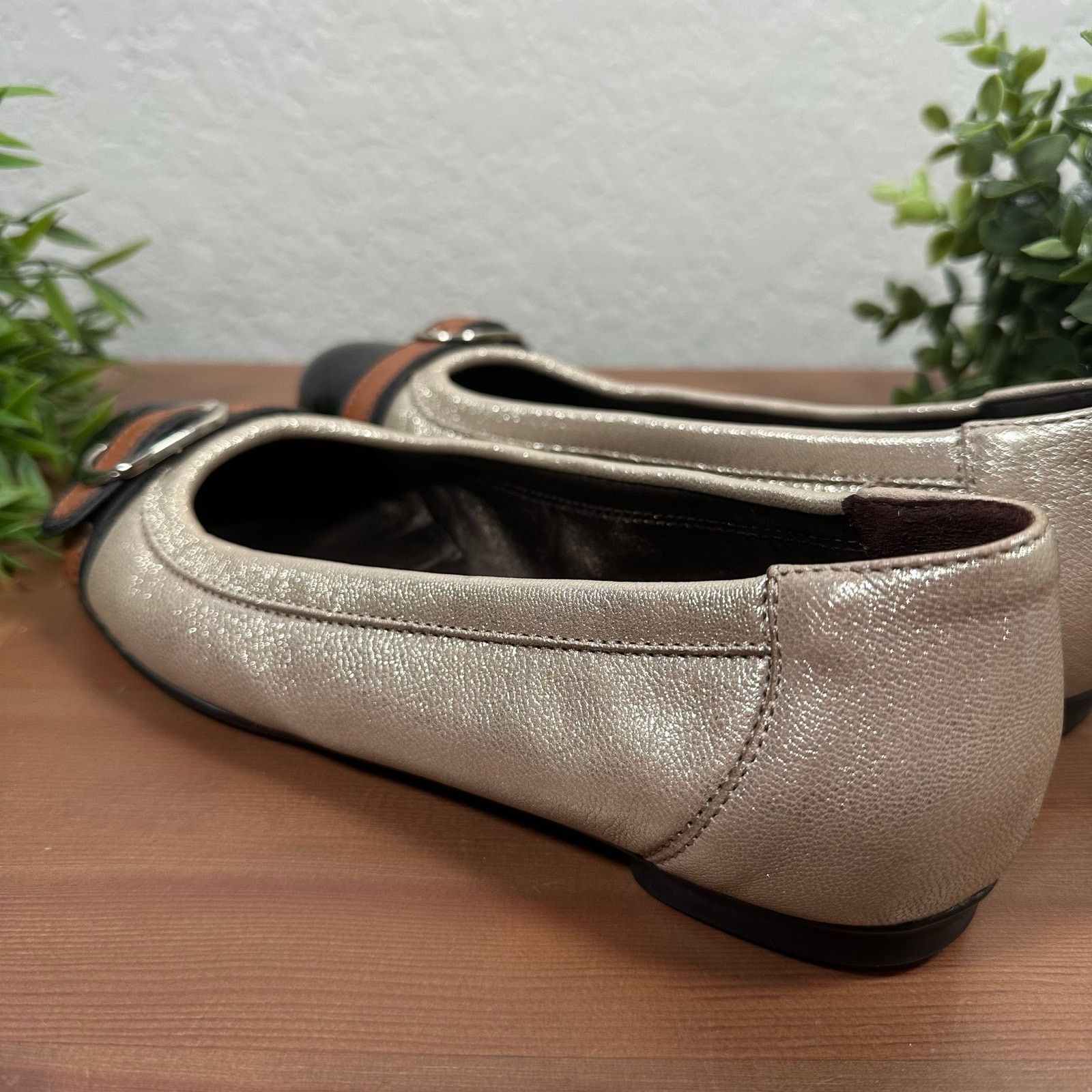AGL AGL Attilio Giusti Leombruni Cap Toe Belted Ballet Flats Size US 8.5 / IT 38.5 - 5 Thumbnail