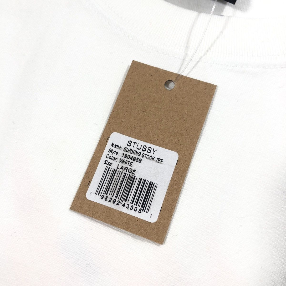 Stussy × Vintage Stussy Burning Stock Tee Size US L / EU 52-54 / 3 - 7 Thumbnail