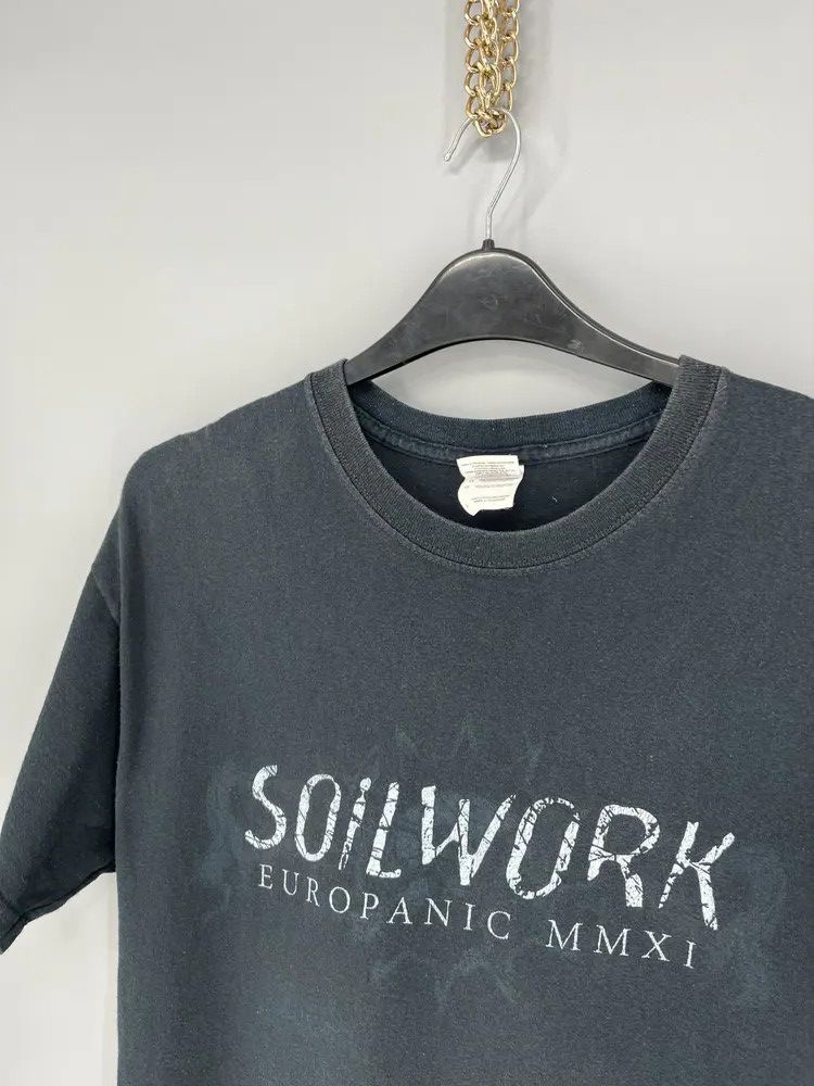 Vintage Vintage SOILWORK Band Bootleg T-Shirt Death metal Metalcore Size US L / EU 52-54 / 3 - 7 Thumbnail
