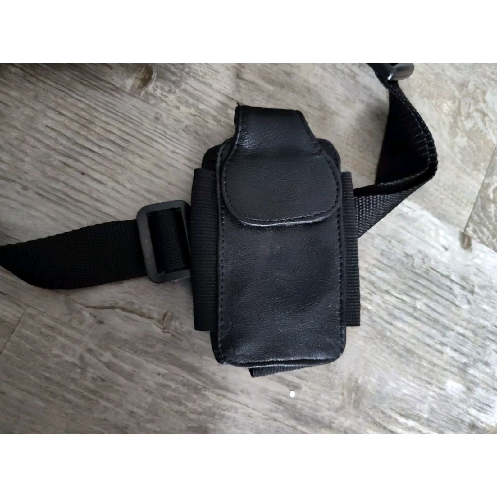 Vintage VINTAGE Giovanni Navarre Leather Belt Bag Fanny Pack Men Black 90s Travel Pockets Adjustable Strap Mens Size ONE SIZE - 6 Thumbnail