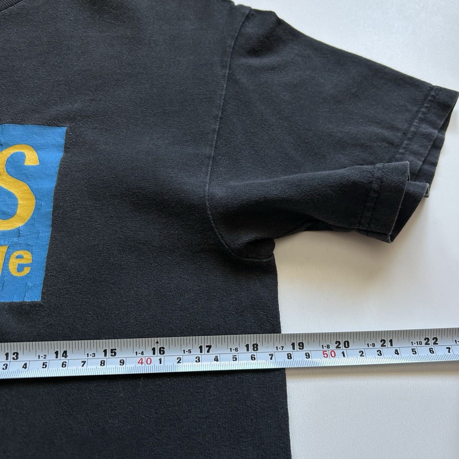 Hanes × Vintage Vintage Jesus To The Rescue T-Shirt Medium Hanes Faded Black Size US M / EU 48-50 / 2 - 5 Thumbnail