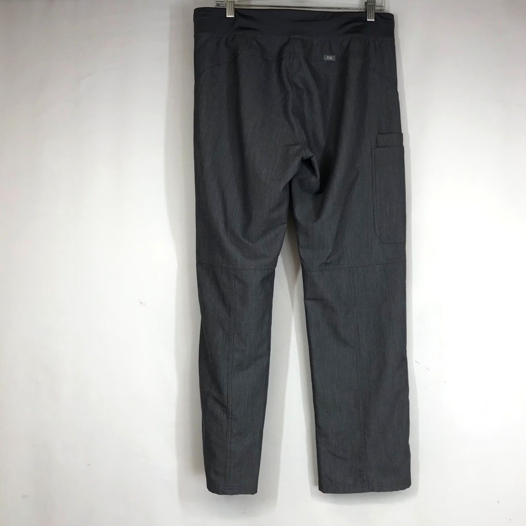 Vintage FIGS Technical Collection Mens Medium Charcoal Gray Pants Drawstring Size US 31 - 4 Thumbnail