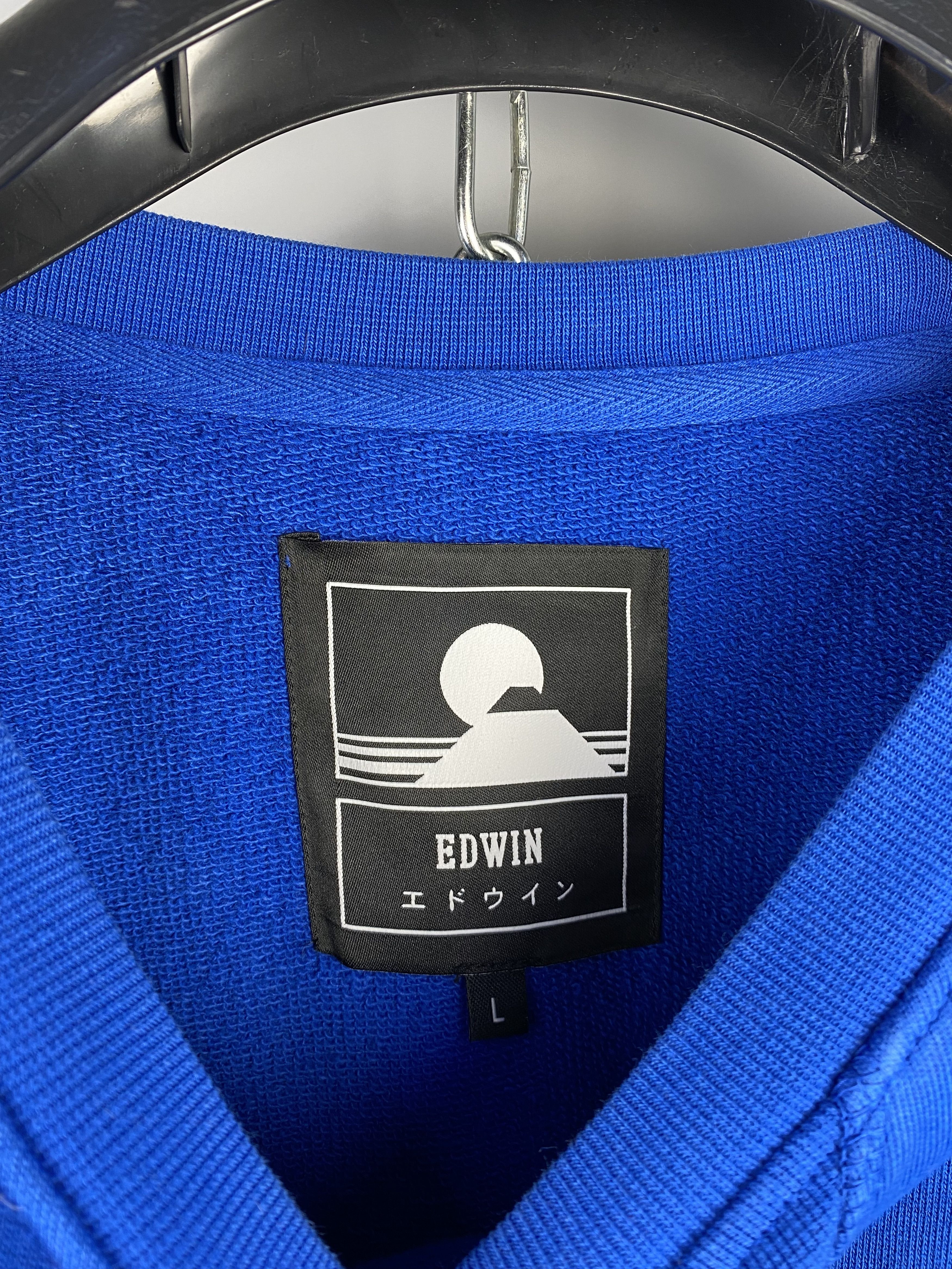 Edwin × Japanese Brand Edwin Japan Crew Neck Sweatshirt Jumper Size US L / EU 52-54 / 3 - 12 Thumbnail