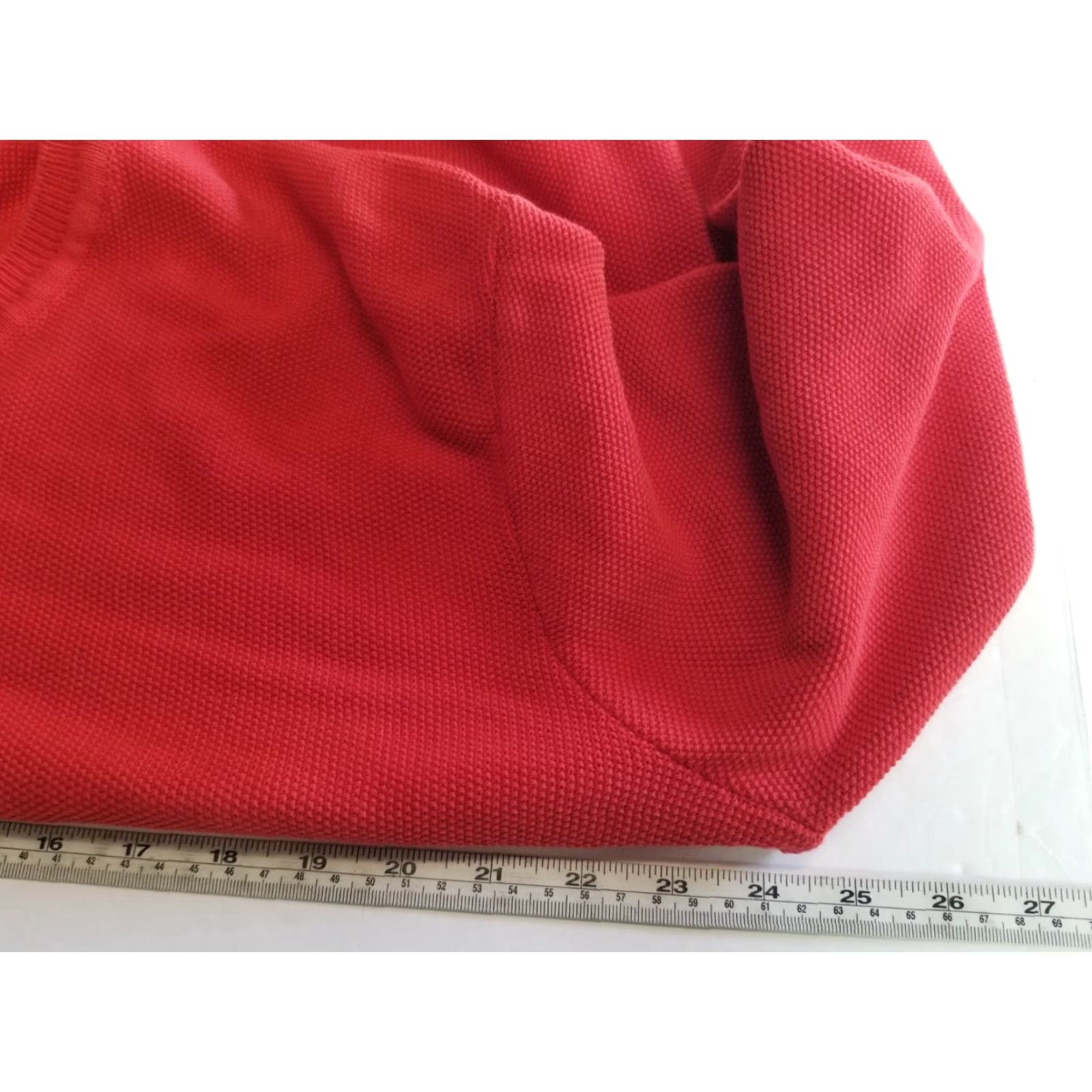 Faconnable Façonnable Mens Large Red Long Sleeve Crewneck Sweater Long Sleeve Size US L / EU 52-54 / 3 - 4 Thumbnail