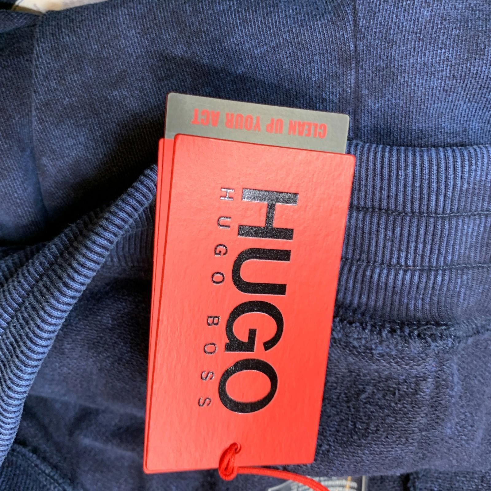 Hugo Boss RARE! MENS Hugo Boss Logo Indigo Dye Shorts Sz. Med (332) Size US 32 / EU 48 - 6 Thumbnail