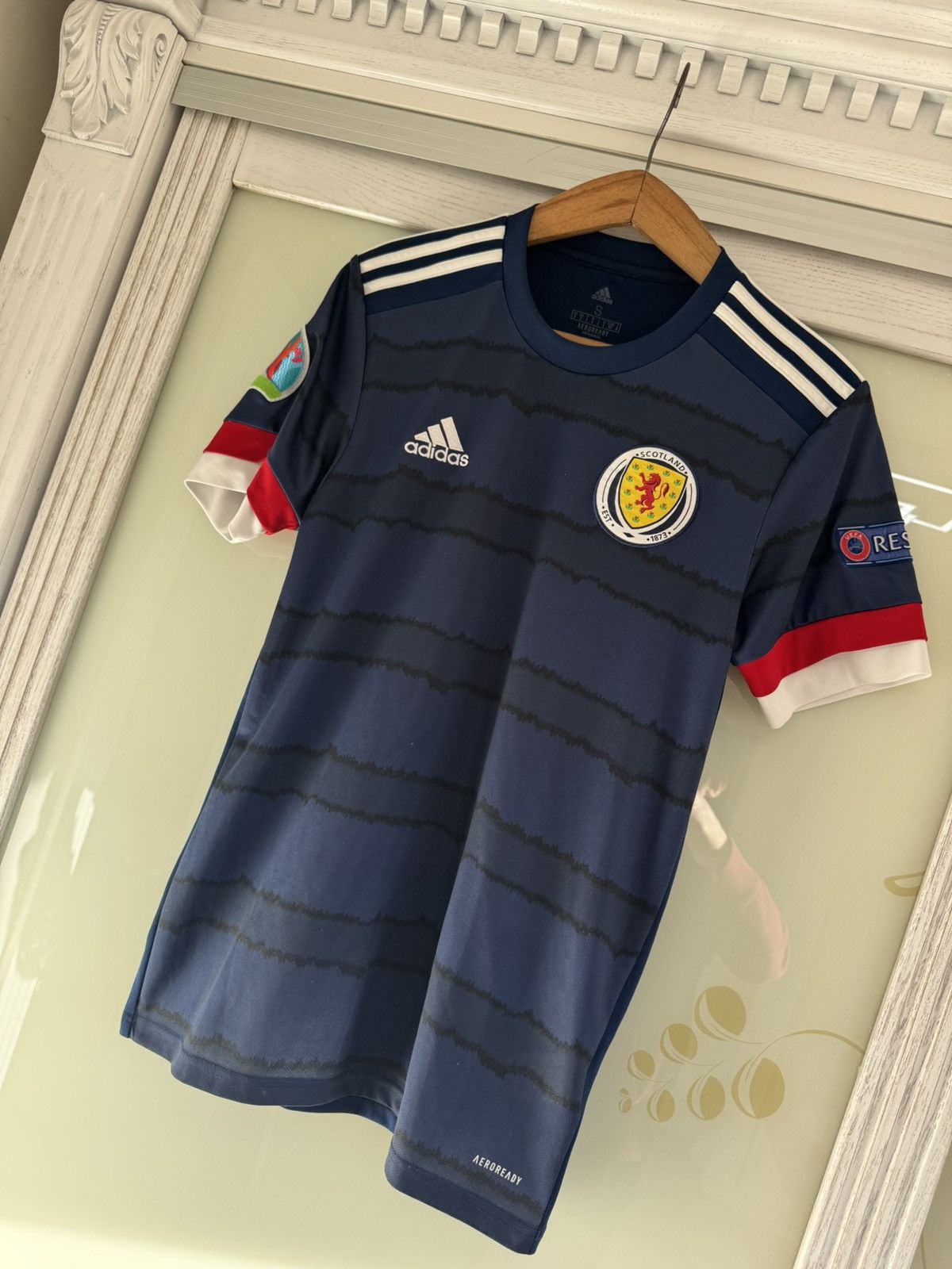 Adidas Scotland 2020-2021 Euro Home Soccer Jersey Football Shirt Size US S / EU 44-46 / 1 - 3 Thumbnail