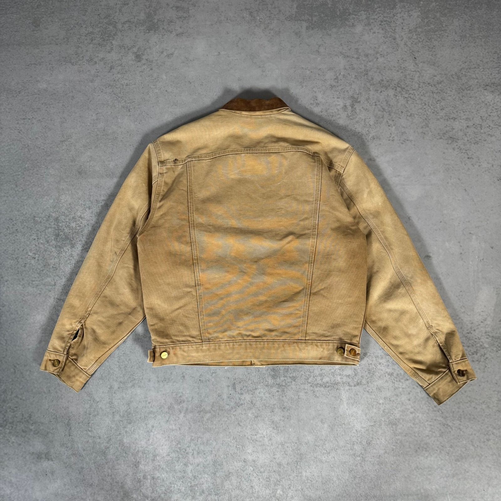 Carhartt 90's Carhartt JB0906 Lined Duck Jacket Tan Brown - Size: XL Size US XL / EU 56 / 4 - 9 Thumbnail