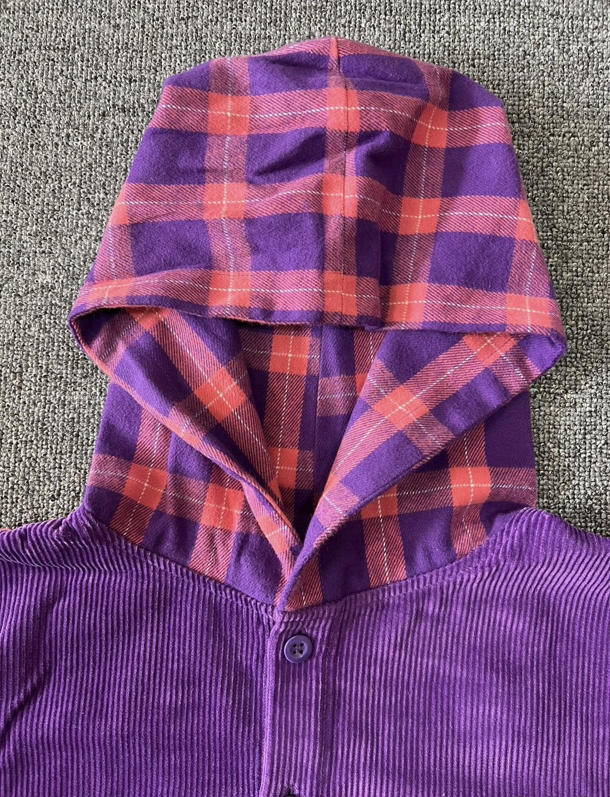 Teddy Fresh Teddy Fresh Corduroy Button-Up Hooded Shirt Jacket Size US XXL / EU 58 / 5 - 3 Thumbnail