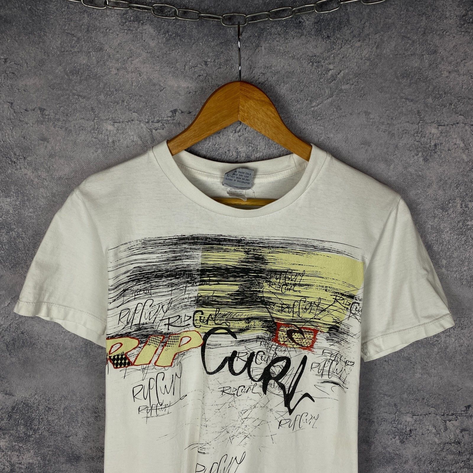 Rip Curl Rip Curl Tee Men's Size M White Short Sleeve ` Size US M / EU 48-50 / 2 - 2 Thumbnail