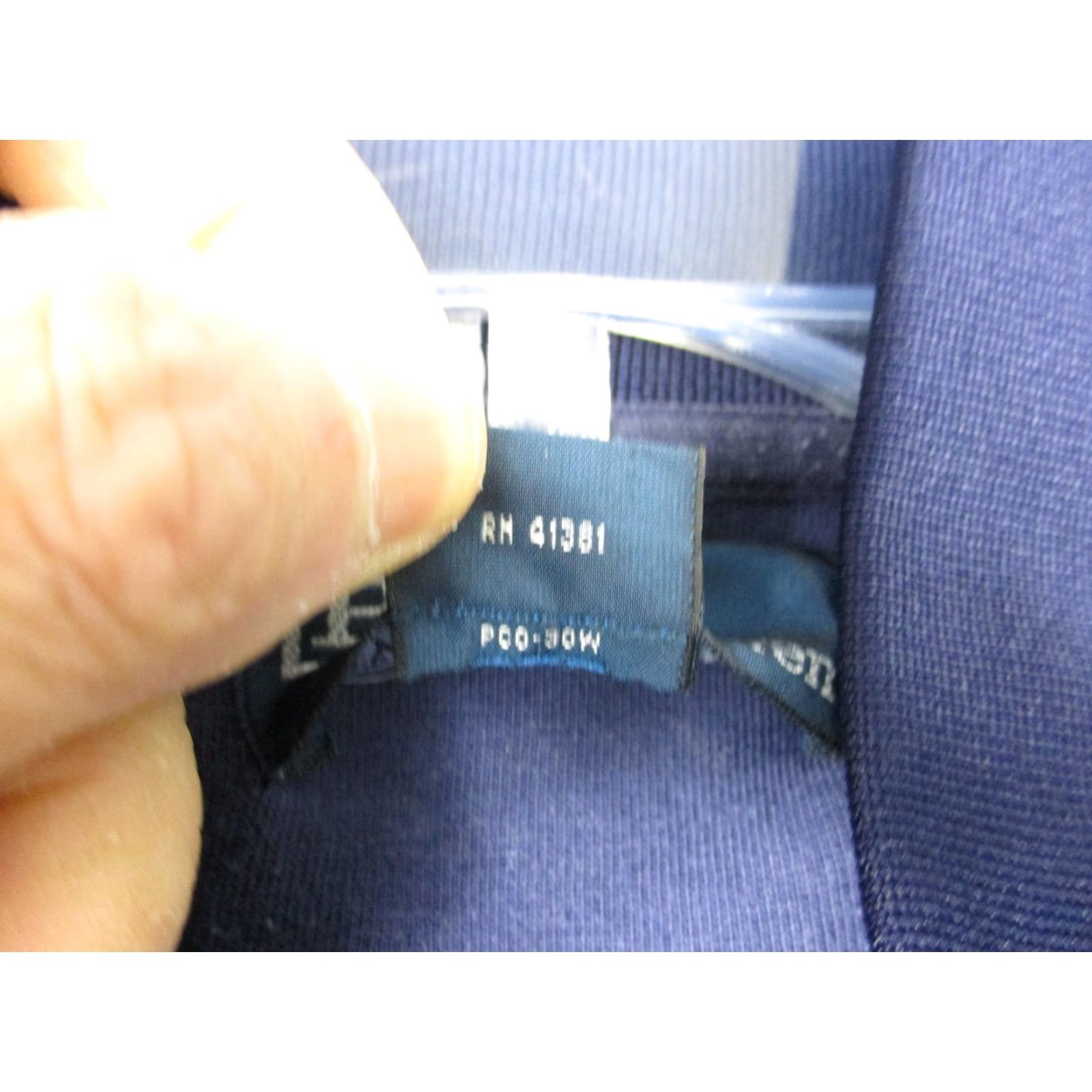 Polo Ralph Lauren Polo by Ralph Lauren Track Jacket Mens Large Blue Full Zip Striped Polo Player Logo Pocket Pockets Stand-Up Collar Size US L / EU 52-54 / 3 - 6 Thumbnail