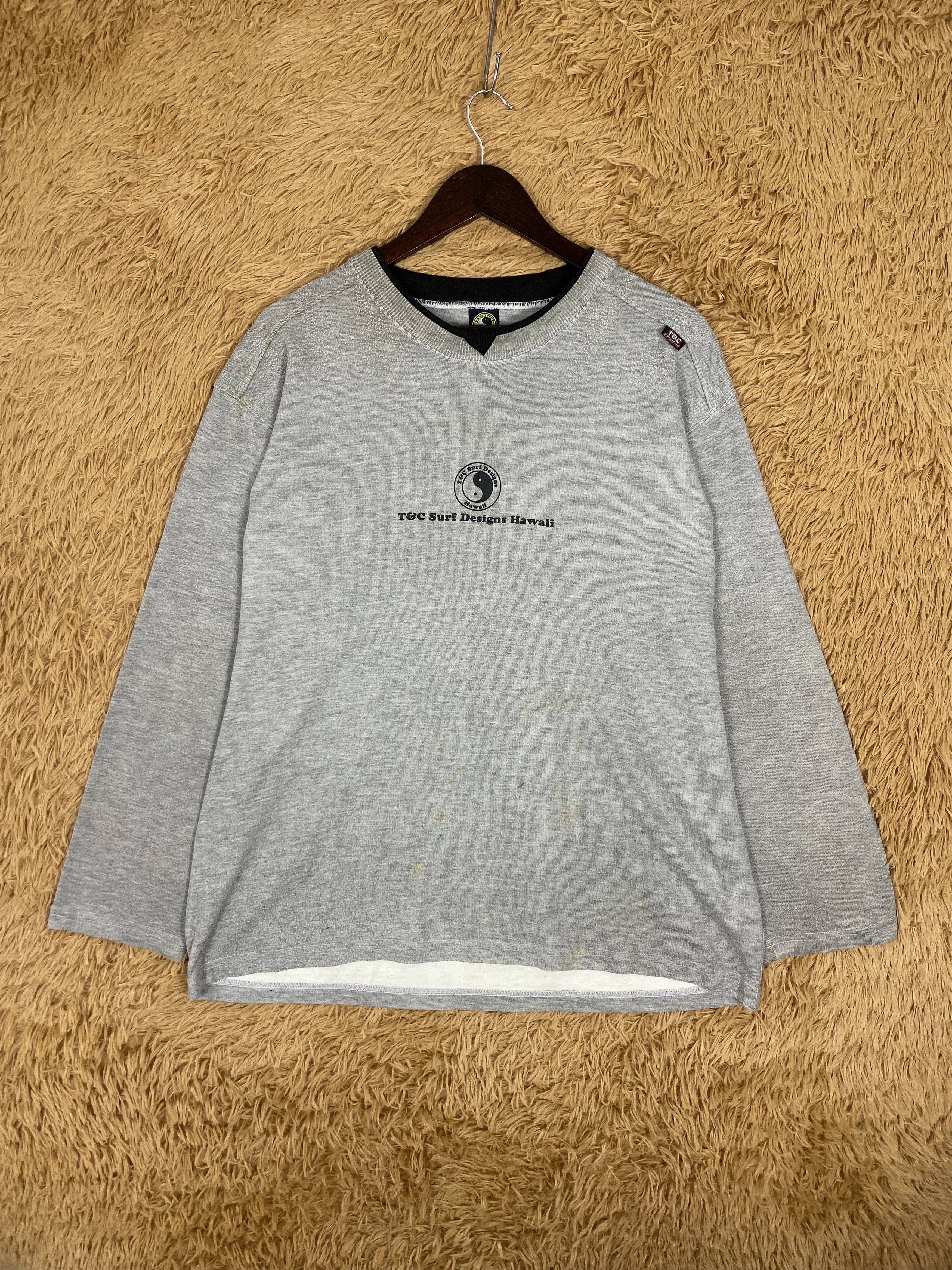 Japanese Brand Vintage T&C Surf Design Hawaii Sweatshirts PS0002 Size US M / EU 48-50 / 2 - 1 Thumbnail