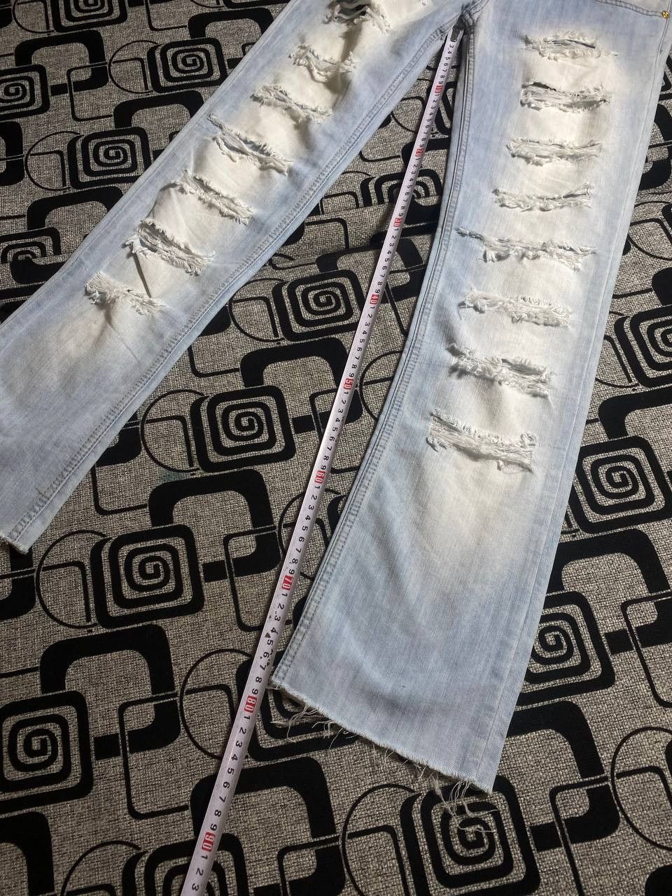 Other Crazy Crash Dirty Baggy Faded Jean Japan Avant Garde Style Size US 30 / EU 46 - 15 Thumbnail
