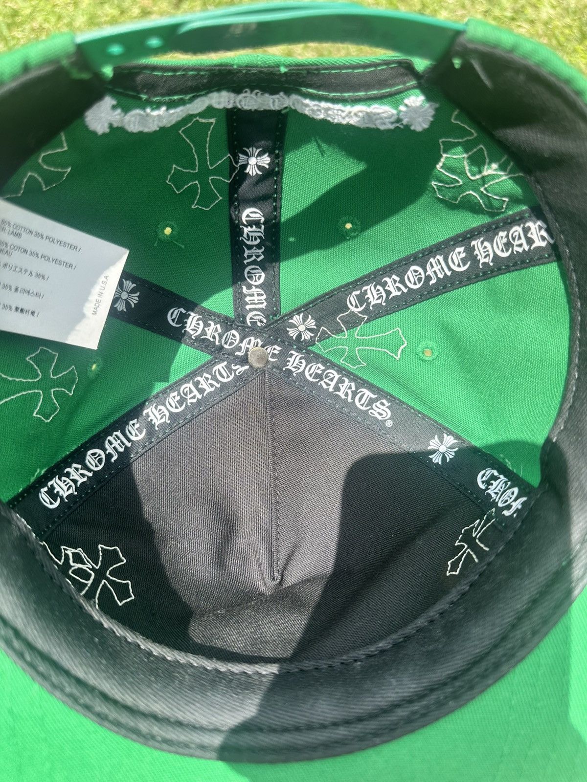 Chrome Hearts Chrome hearts CH hat green Size ONE SIZE - 6 Thumbnail