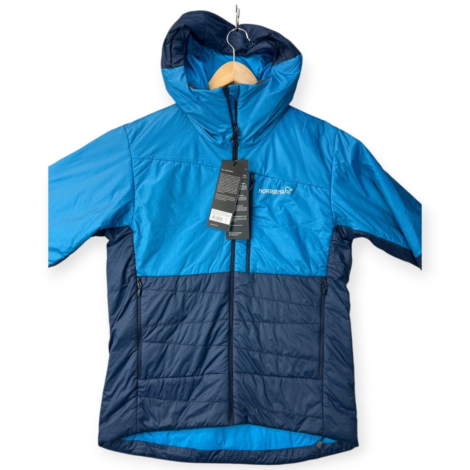Norrona Norrona Mens Jacket Falketind Thermo60 Hooded Ski Snow Small Size US S / EU 44-46 / 1 - 7 Thumbnail