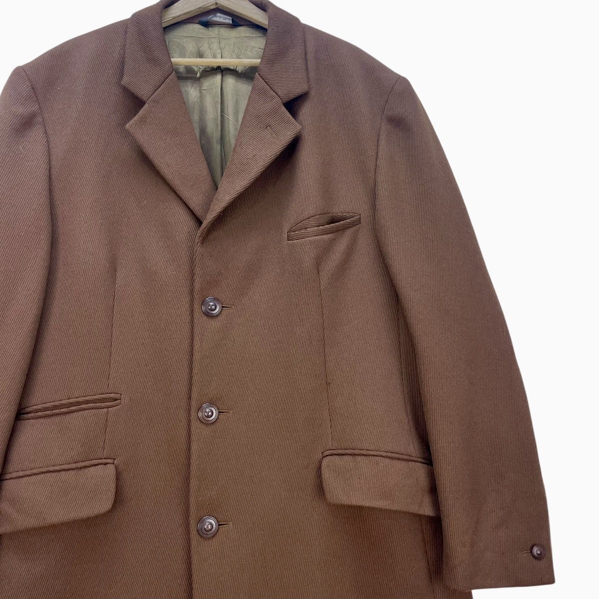 Autumn Cashmere × Versace × Versus Versace 💥Vintage Giani Versus Overcoat Medusa Button Jacket Size US L / EU 52-54 / 3 - 5 Thumbnail