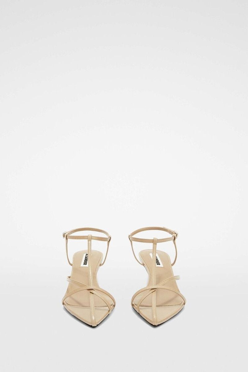 Jil Sander o1loc1c0426 High Sandals in Beige/Creamy Size US 10 / IT 40 - 5 Thumbnail