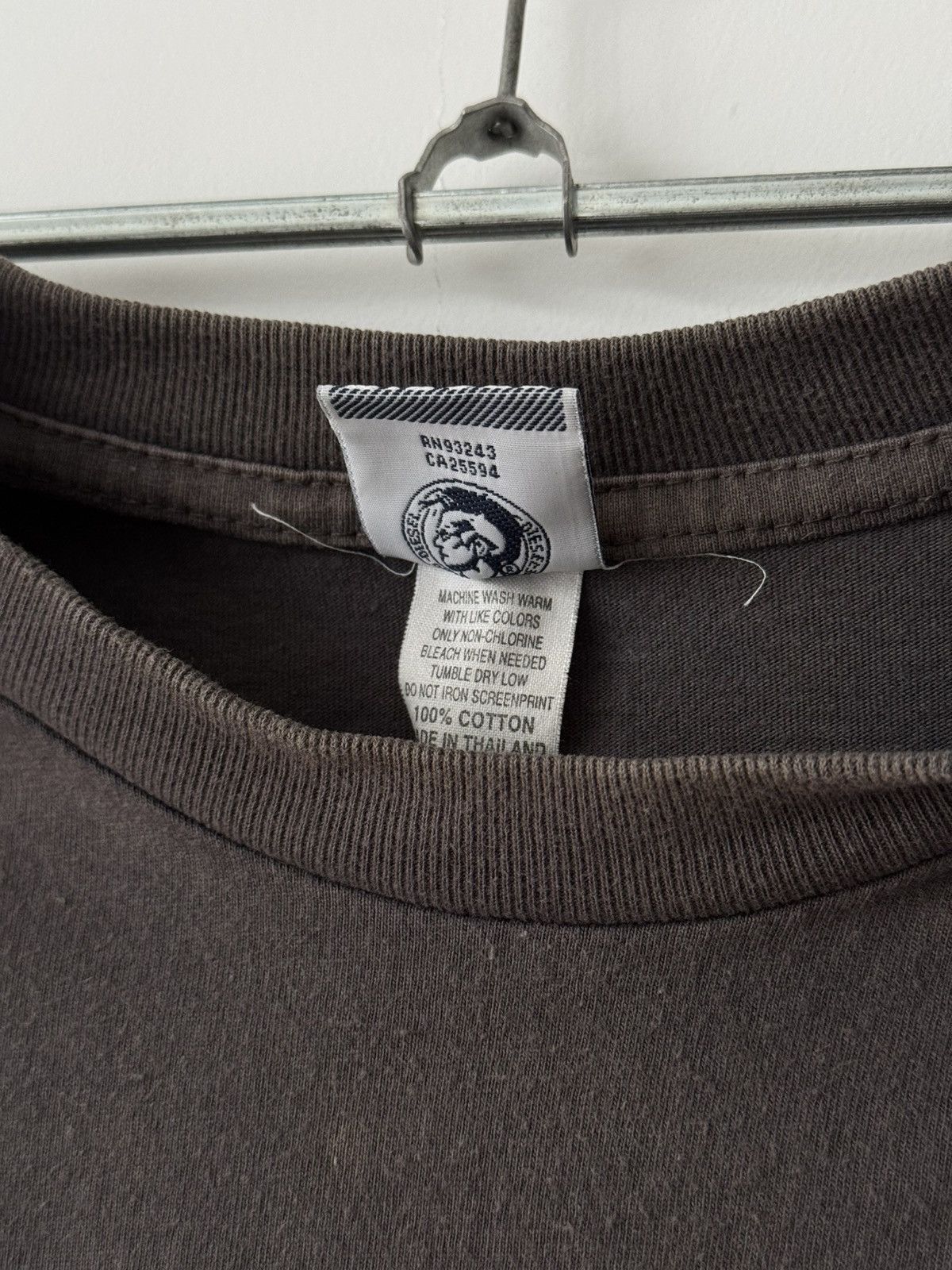 Diesel × Vintage Vintage Y2K Diesel Printed Avant Garde Opium Faded T-Shirt Size US L / EU 52-54 / 3 - 4 Thumbnail