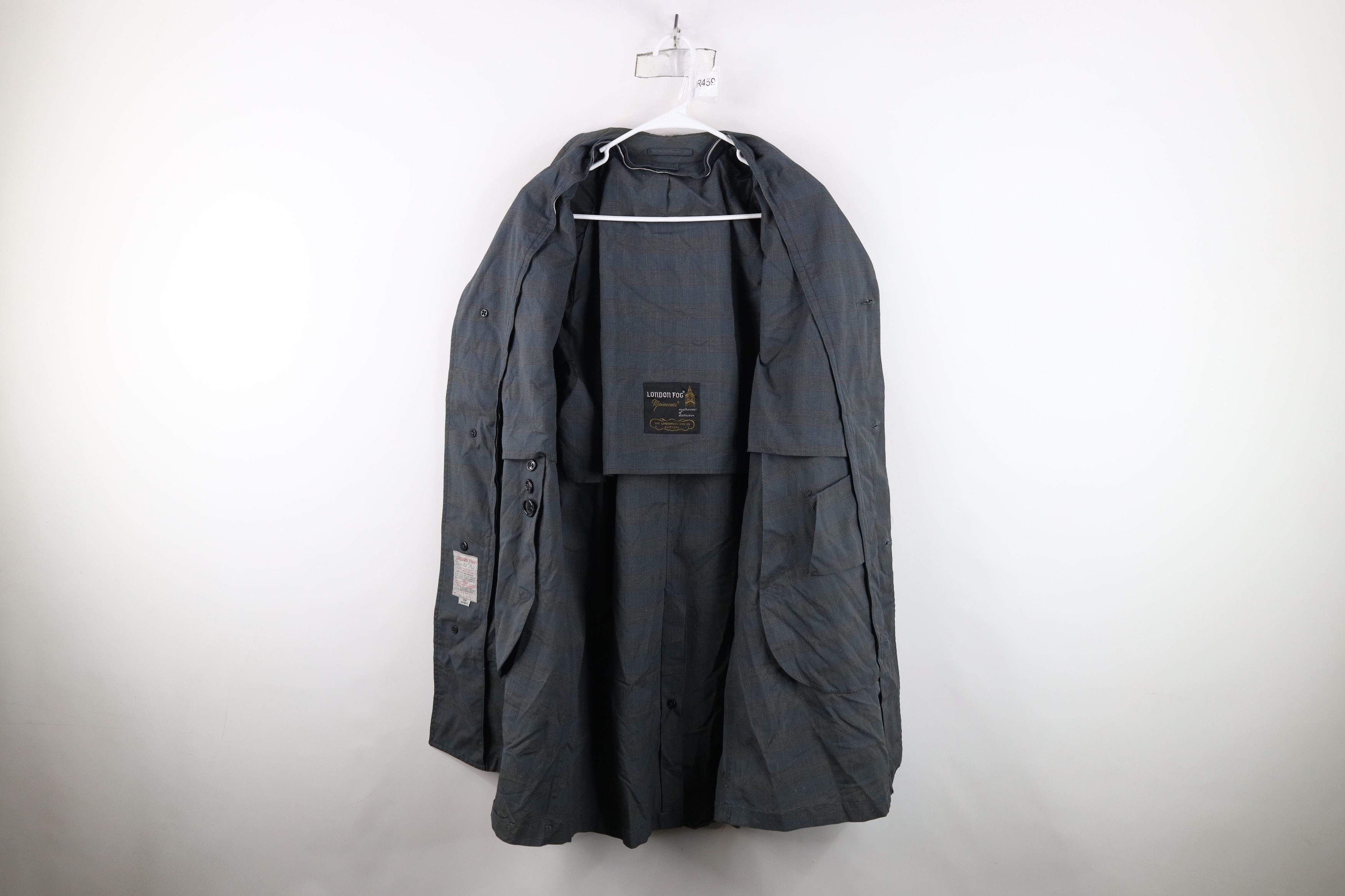 Vintage Vintage 70s Rockabilly Trench Coat Rain Jacket Plaid USA Size US L / EU 52-54 / 3 - 9 Thumbnail