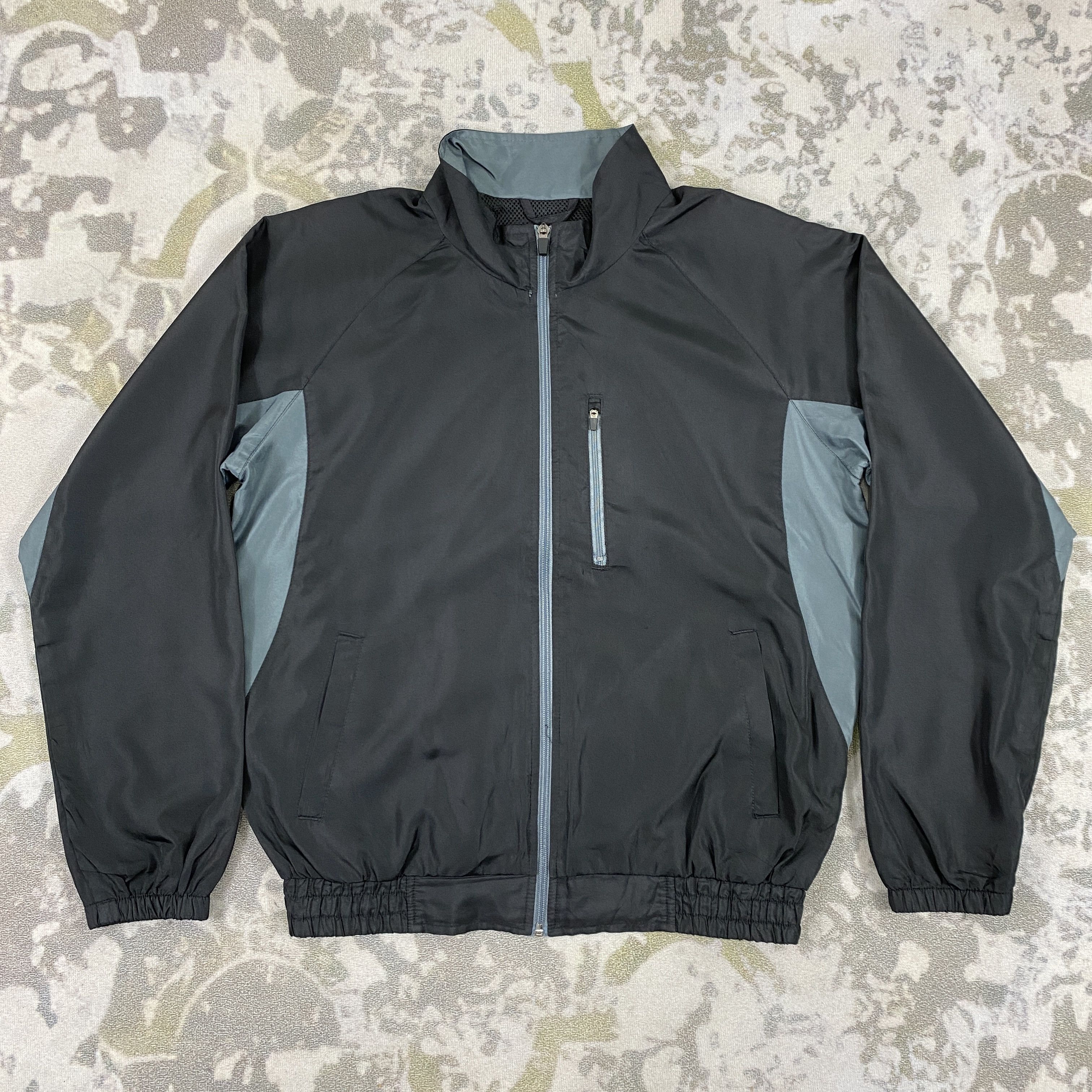 image of Vintage Metallic Field Windbreaker Jacket- J393, Men's (Size Large)