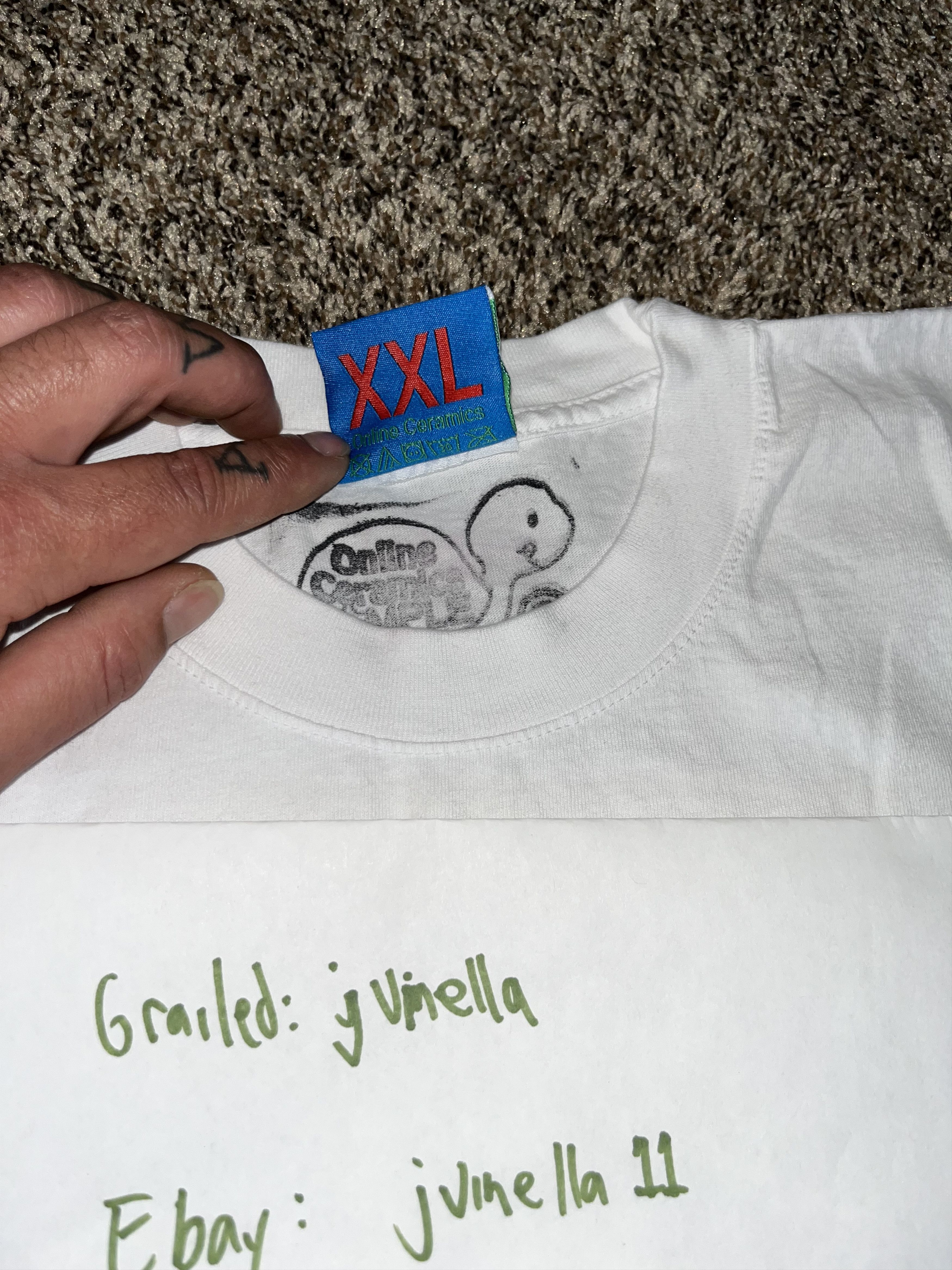 Online Ceramics Online ceramics SAMPLE perfect man tee size XXL brand new Size US XXL / EU 58 / 5 - 5 Thumbnail