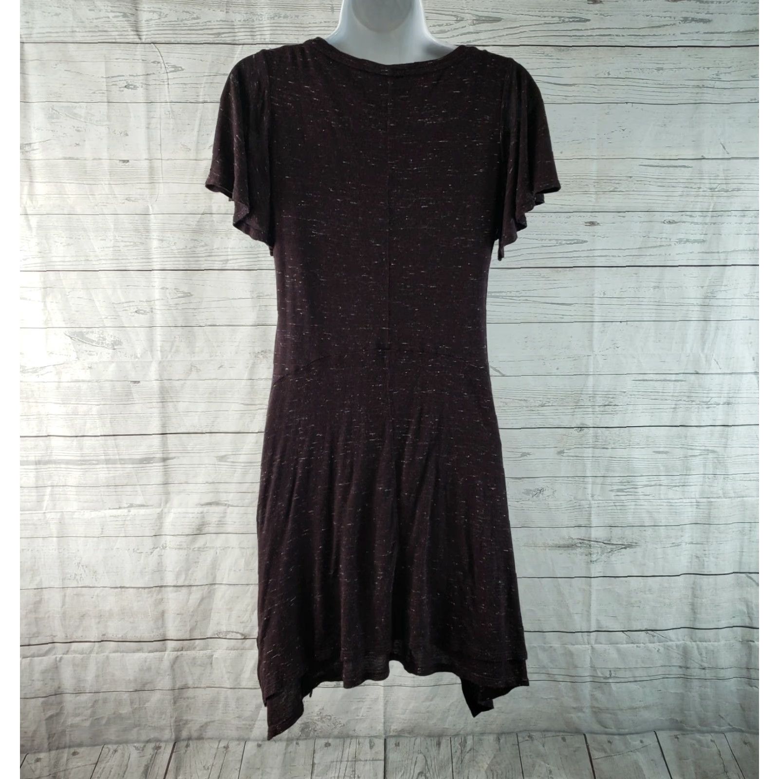 Vintage Dolan Left Coast Collection Womens Melanie Dress Petite Small Plum T-Shirt Dress PS Petite Small Dolan Womens Menus? Size S / US 4 / IT 40 - 4 Thumbnail