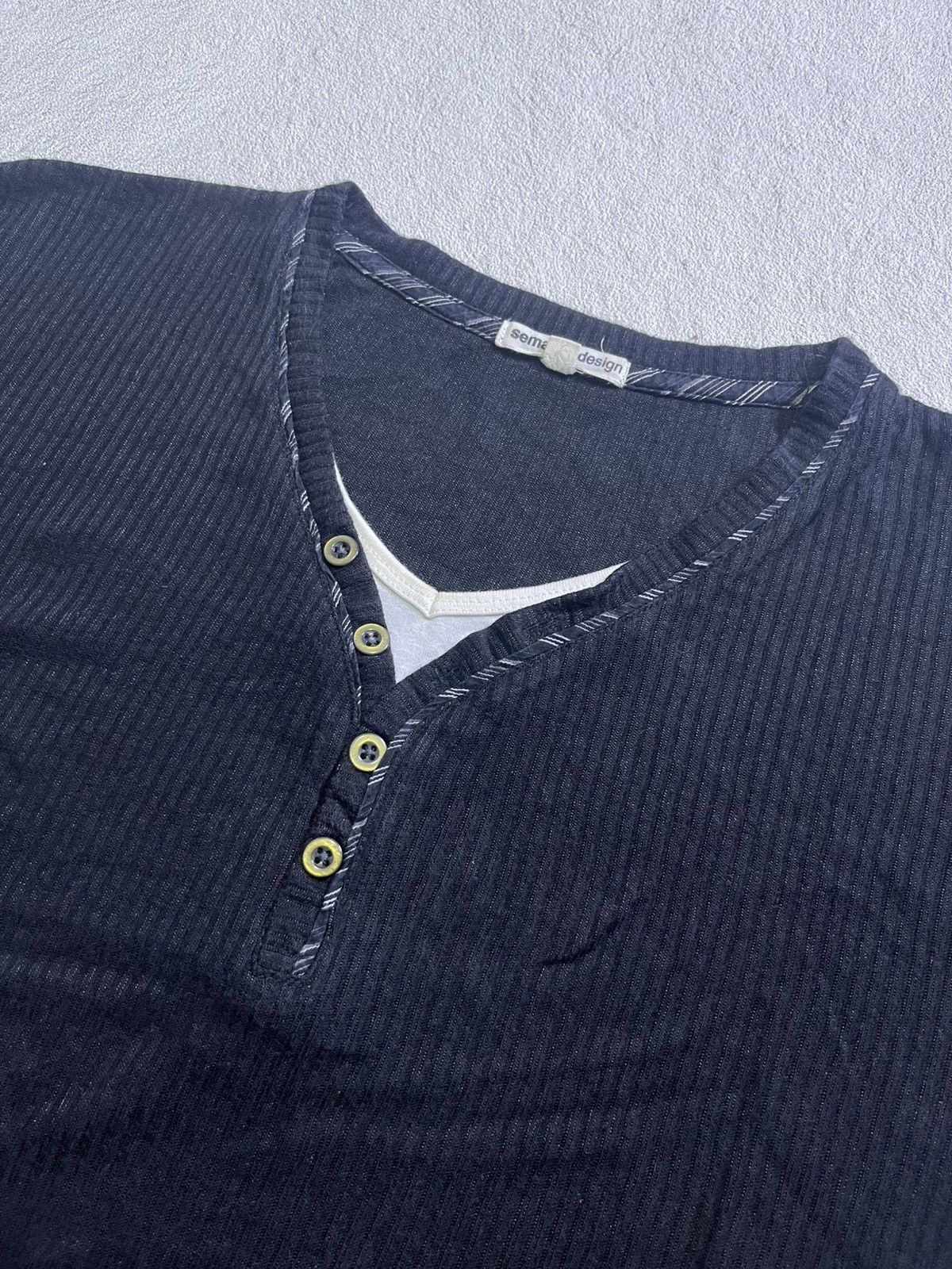 semanticdesign Y2K SEMANTICDESIGN short tshirt motif two leyer Size US M / EU 48-50 / 2 - 3 Thumbnail