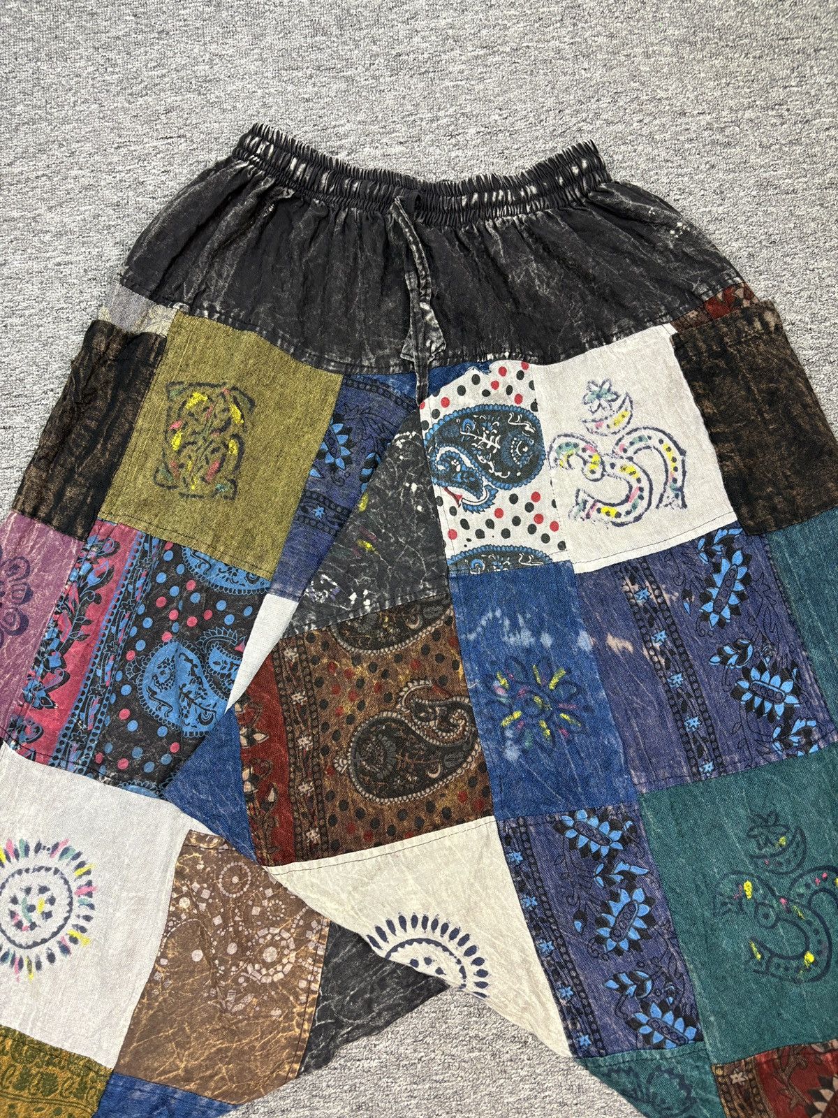 Japanese Brand Patchwork Harem Trousers Joggers Kapital Paisley Style Size US 28 / EU 44 - 3 Thumbnail