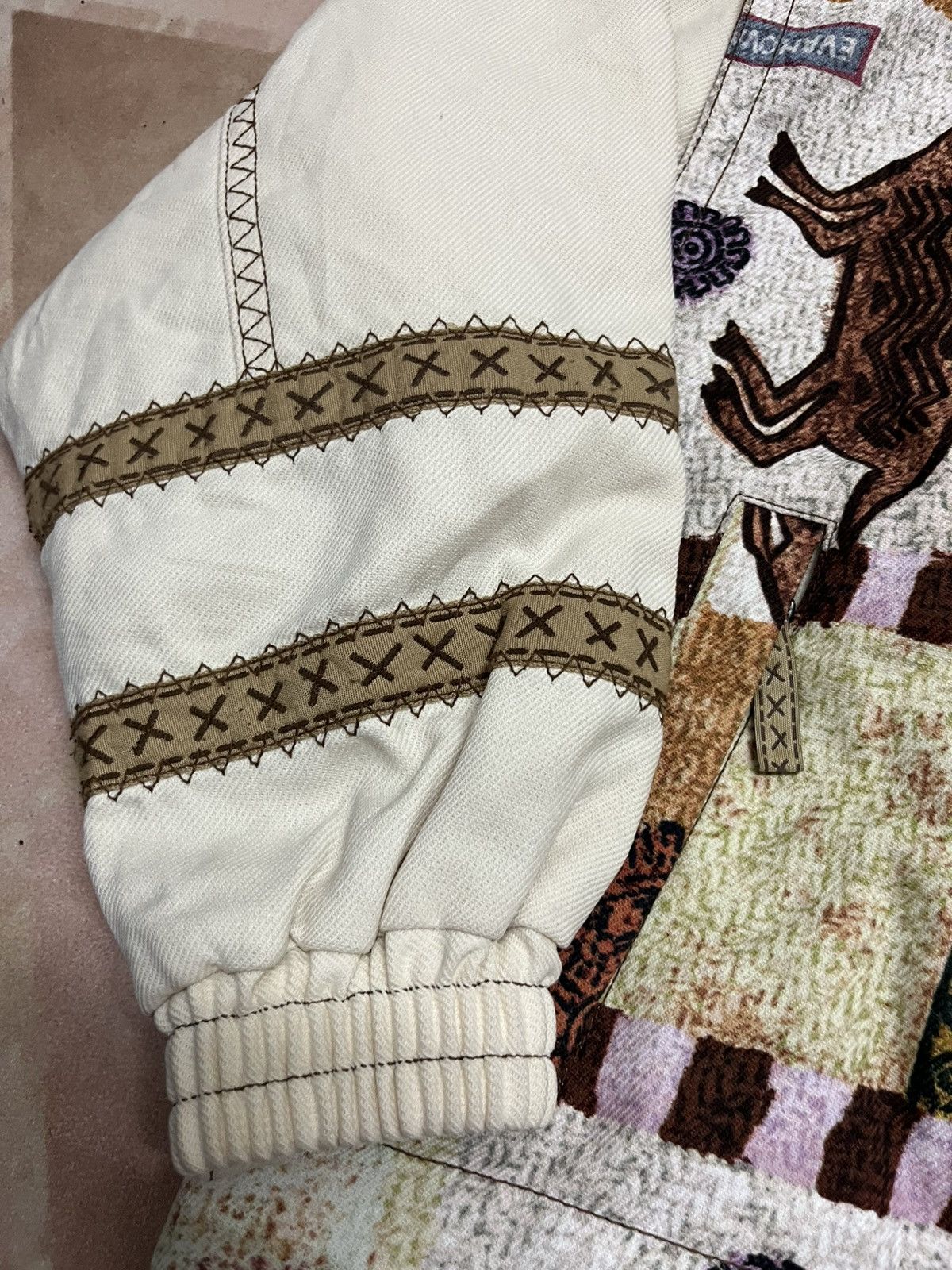 Japanese Brand 💥Vintage EVANOVA Japan Baroque Tribal Motives Size US L / EU 52-54 / 3 - 9 Thumbnail