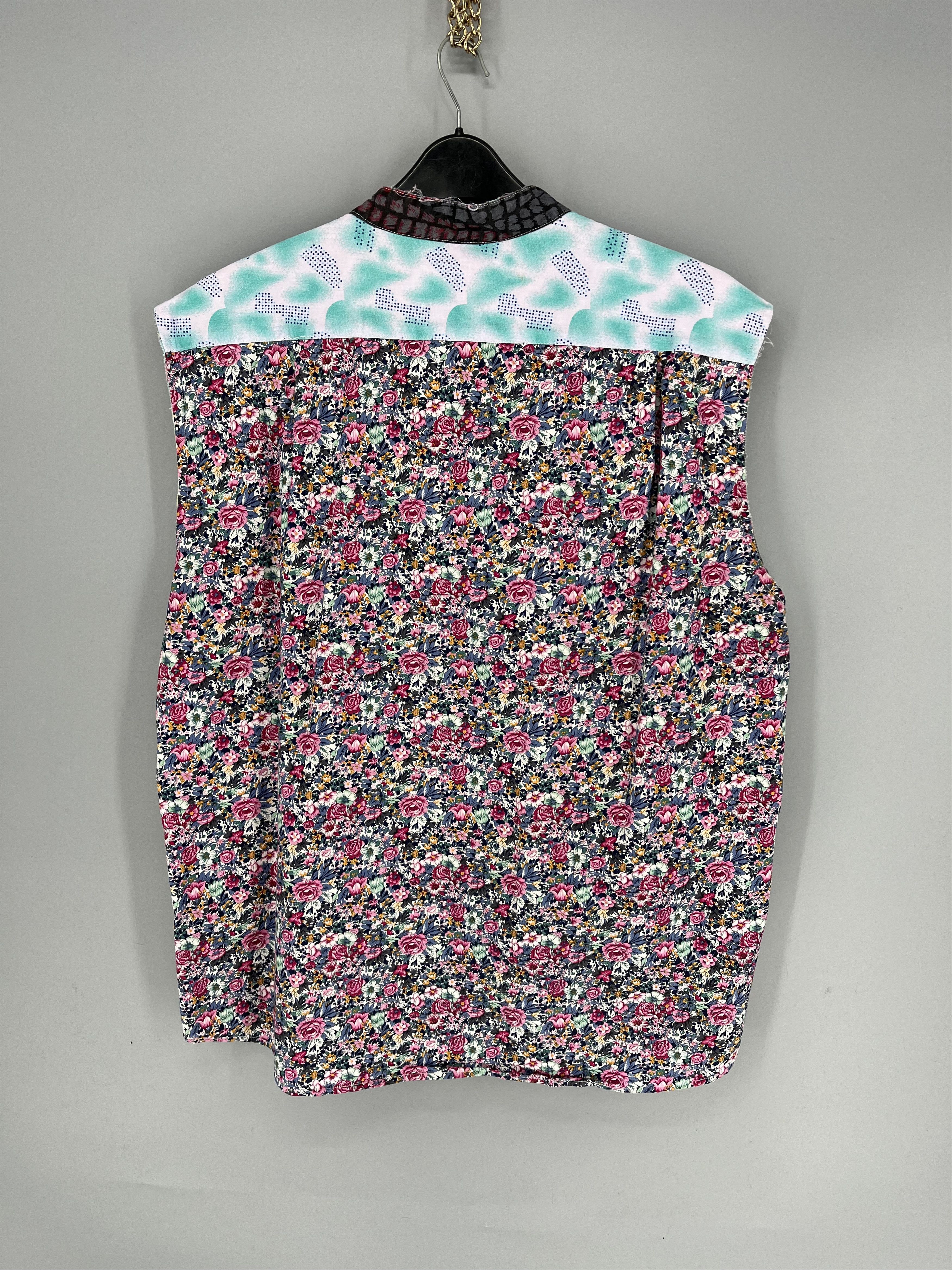 Other Vintage Y2K Japanese Brand Foul Fashion Patchwork Shirt Size US XXL / EU 58 / 5 - 5 Thumbnail