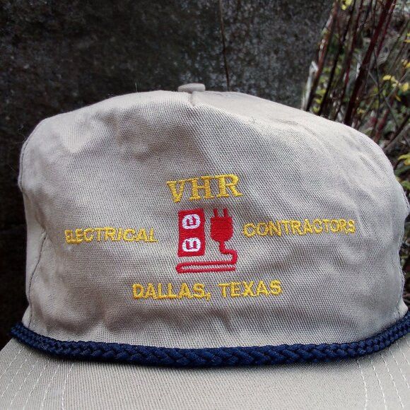 Other DS Vintage VHR Electrical Contractors Rope Snap Trucker Hat Size ONE SIZE - 2 Thumbnail