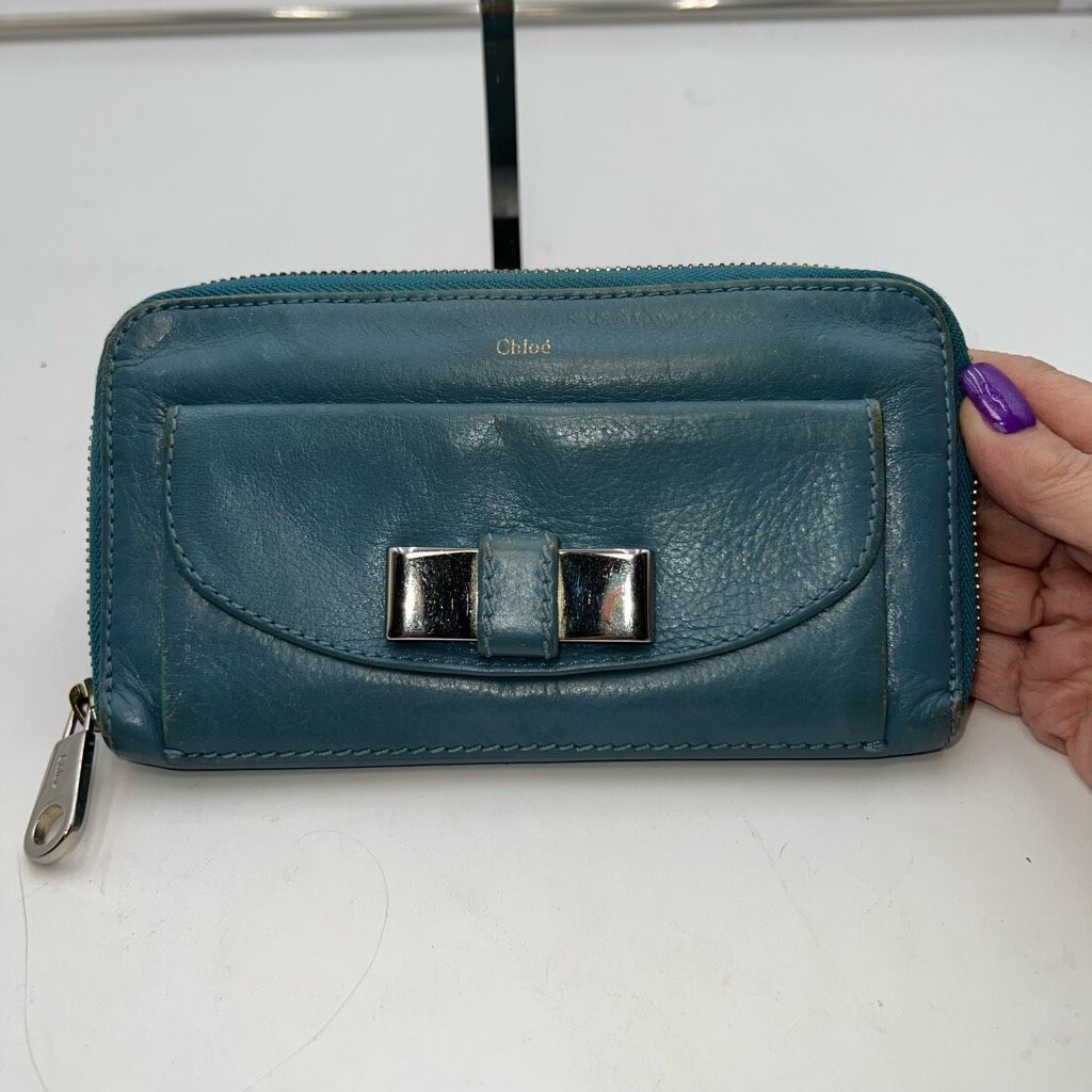 Chloe Chloé Calfskin Lily Bow Long Zip Continental Wallet Size ONE SIZE - 4 Thumbnail