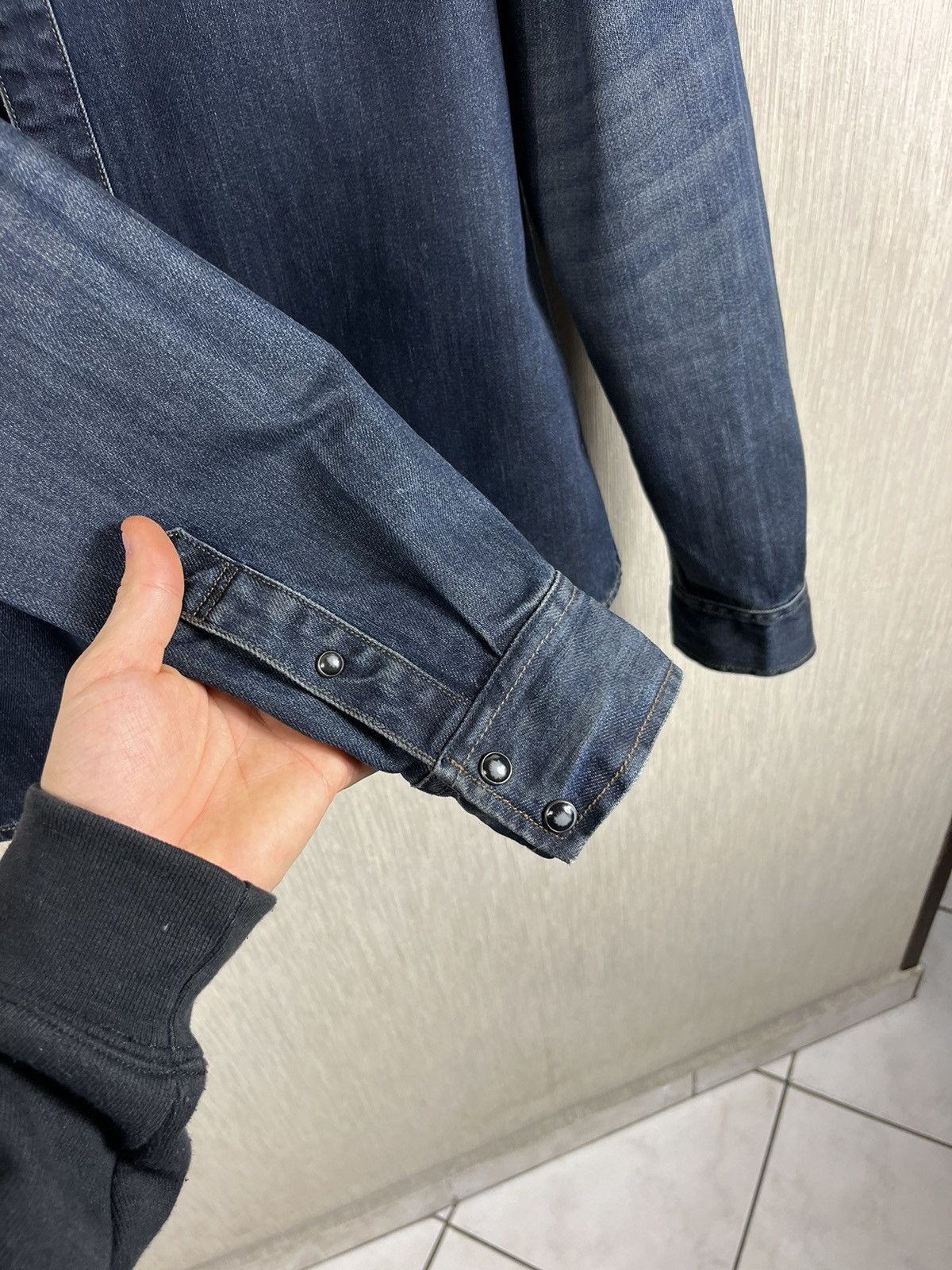 Allsaints Allsaints denim canton ls shirt distressed washed jacket Size US S / EU 44-46 / 1 - 15 Thumbnail