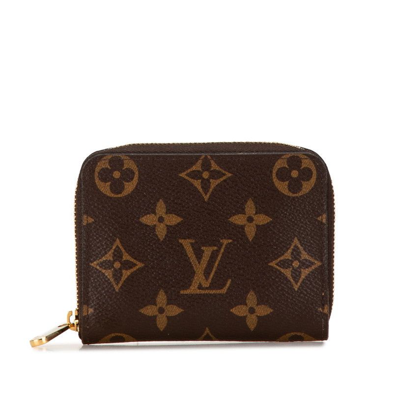 Louis Vuitton Louis Vuitton Louis Vuitton Monogram Zippy Coin Purse M60067 Brown PVC Leather Canvas Coin Case M60067 in Very Good Condition Size ONE SIZE - 1 Thumbnail