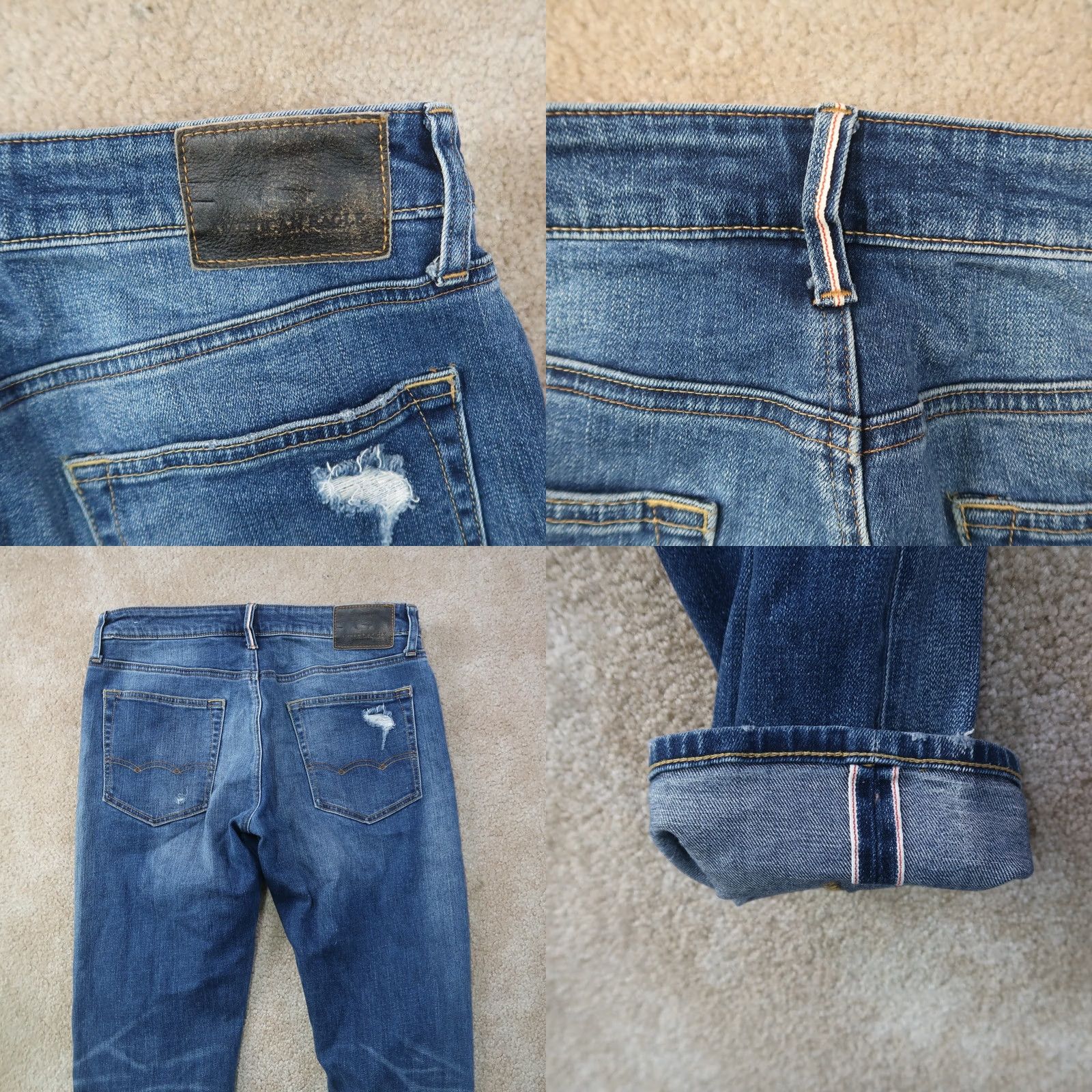 American Eagle Outfitters American Eagle Outfitters Jeans Men 32x34 Slim Straight Denim Button Fly 5-Pocket Zipper Size US 32 / EU 48 - 8 Thumbnail