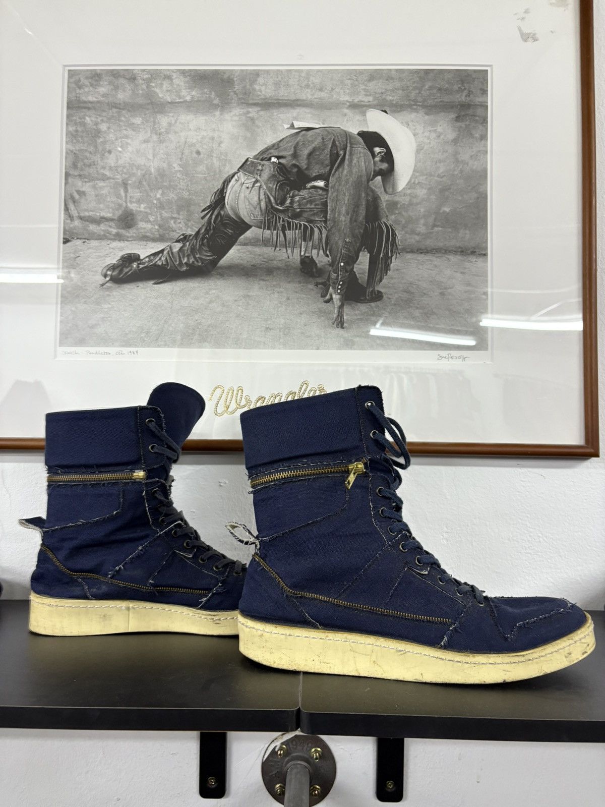 KMRii KMRii GOA LGB cyberpunk rick owen designer high top Size US 11 / EU 44 - 16 Thumbnail