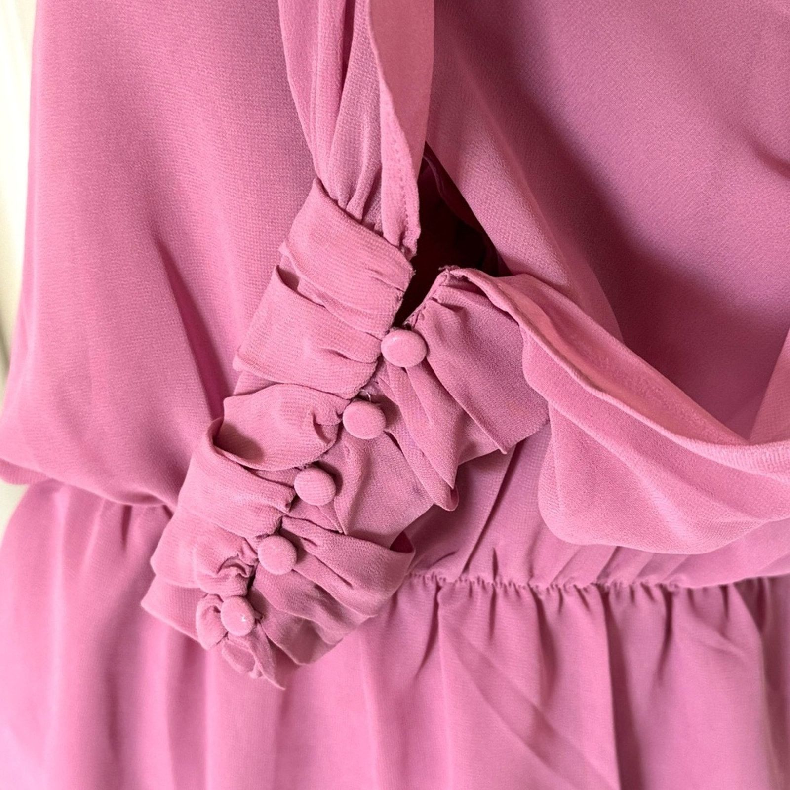WE11DONE W11 8 by Walter Baker Dusty Rose Blouse, Size S Size S / US 4 / IT 40 - 5 Thumbnail