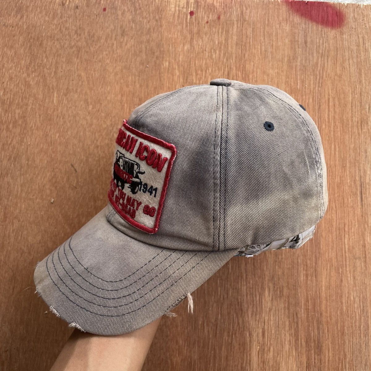 Jeep SICK wash distresses hat by jeep Size ONE SIZE - 4 Thumbnail