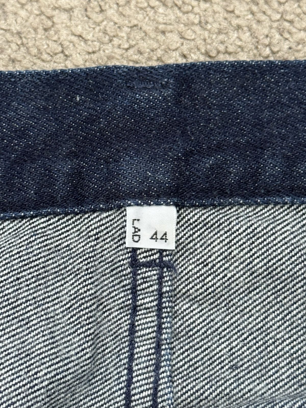 Lad Musician AW07 Lad Musician Indigo Tape Bootcut Flared Denim Jeans Size US 28 / EU 44 - 16 Thumbnail