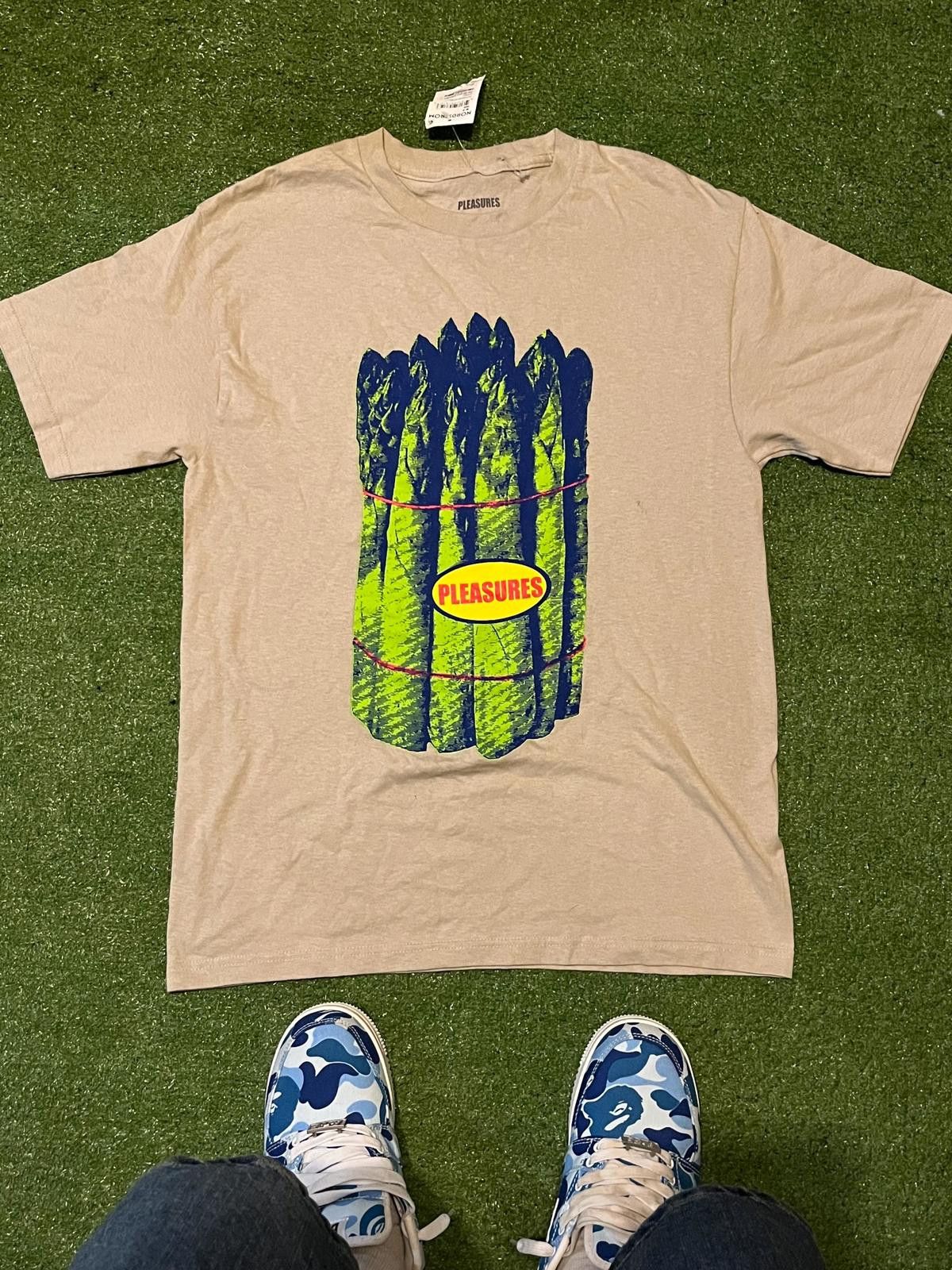Pleasures Pleasures Asparagus Graphic T-Shirt Medium Size ONE SIZE - 1 Thumbnail