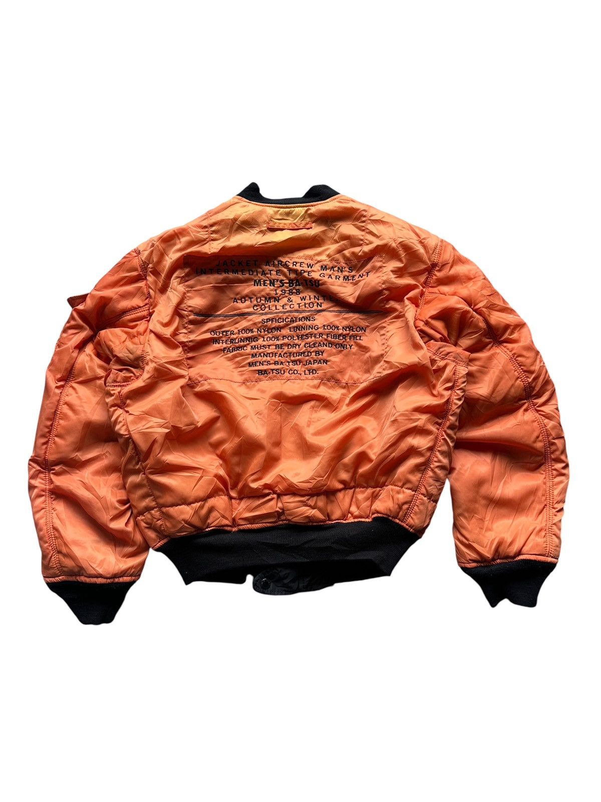 Japanese Brand Men's Ba-tsu Bomber Jacket Reversible Size US XL / EU 56 / 4 - 4 Thumbnail