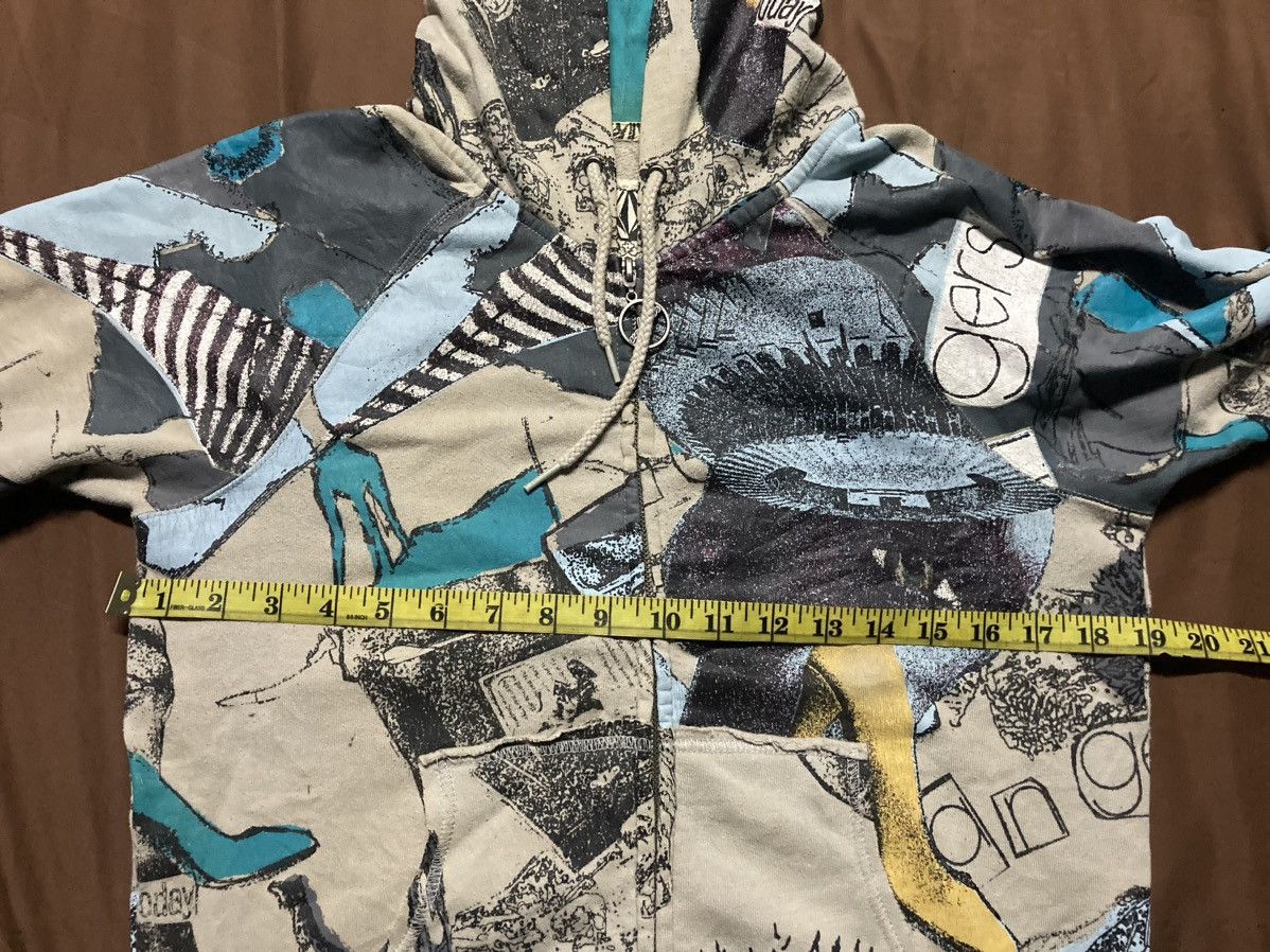 Volcom Volcom Dream Du Jour Overprinted Full Zip Hoodie Size M / US 6-8 / IT 42-44 - 8 Thumbnail