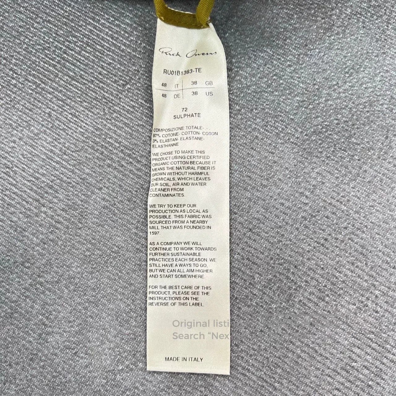 Rick Owens Rick Owens 22SS Yellow Cotton Shorts. Size US 32 / EU 48 - 6 Thumbnail
